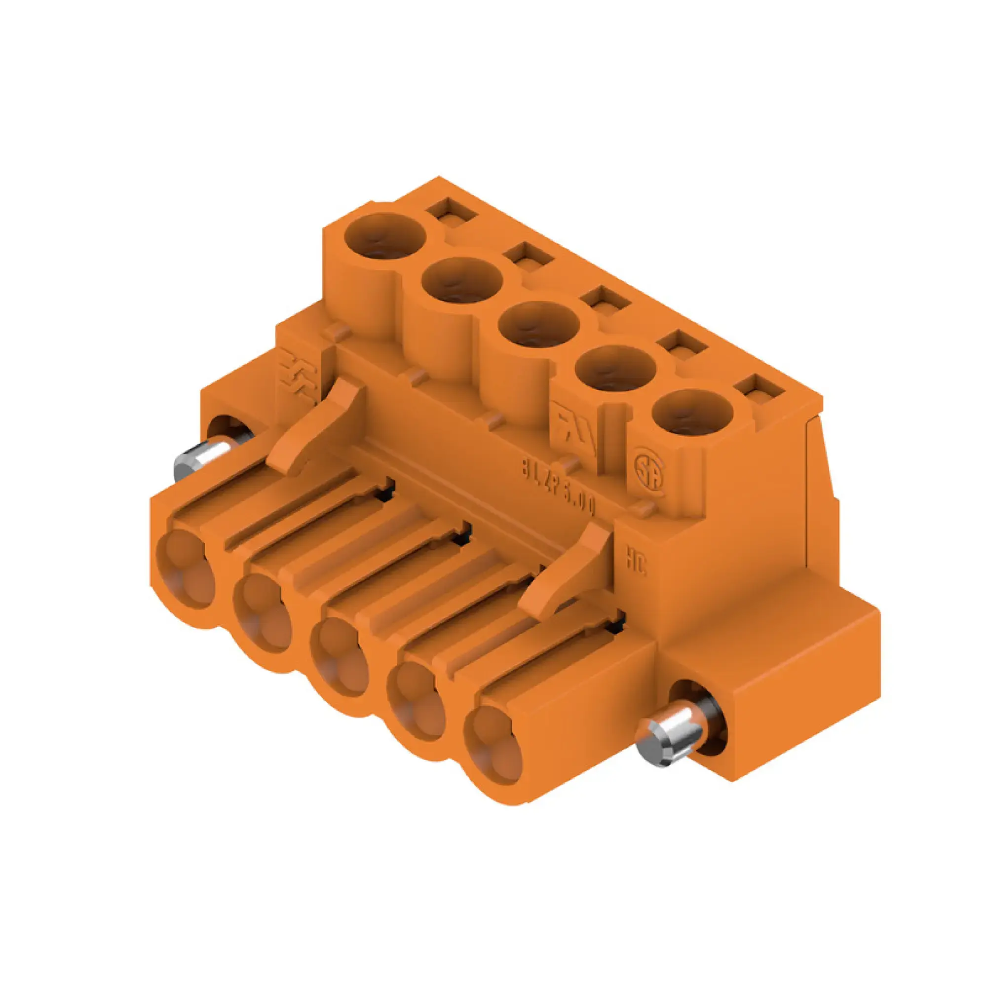 Weidmüller 1955770000 PCB connector (wire connection), 320 V, 23 A, Pitch in mm: 5.00, 4 mm², Number of poles: 5, Clamping yoke connection, Box (img_001) Weidmüller 1955770000 PCB connector (wire connection), 320 V, 23 A, Pitch in mm: 5.00, 4 mm², Number of poles: 5, Clamping yoke connection, Box (img_001)
