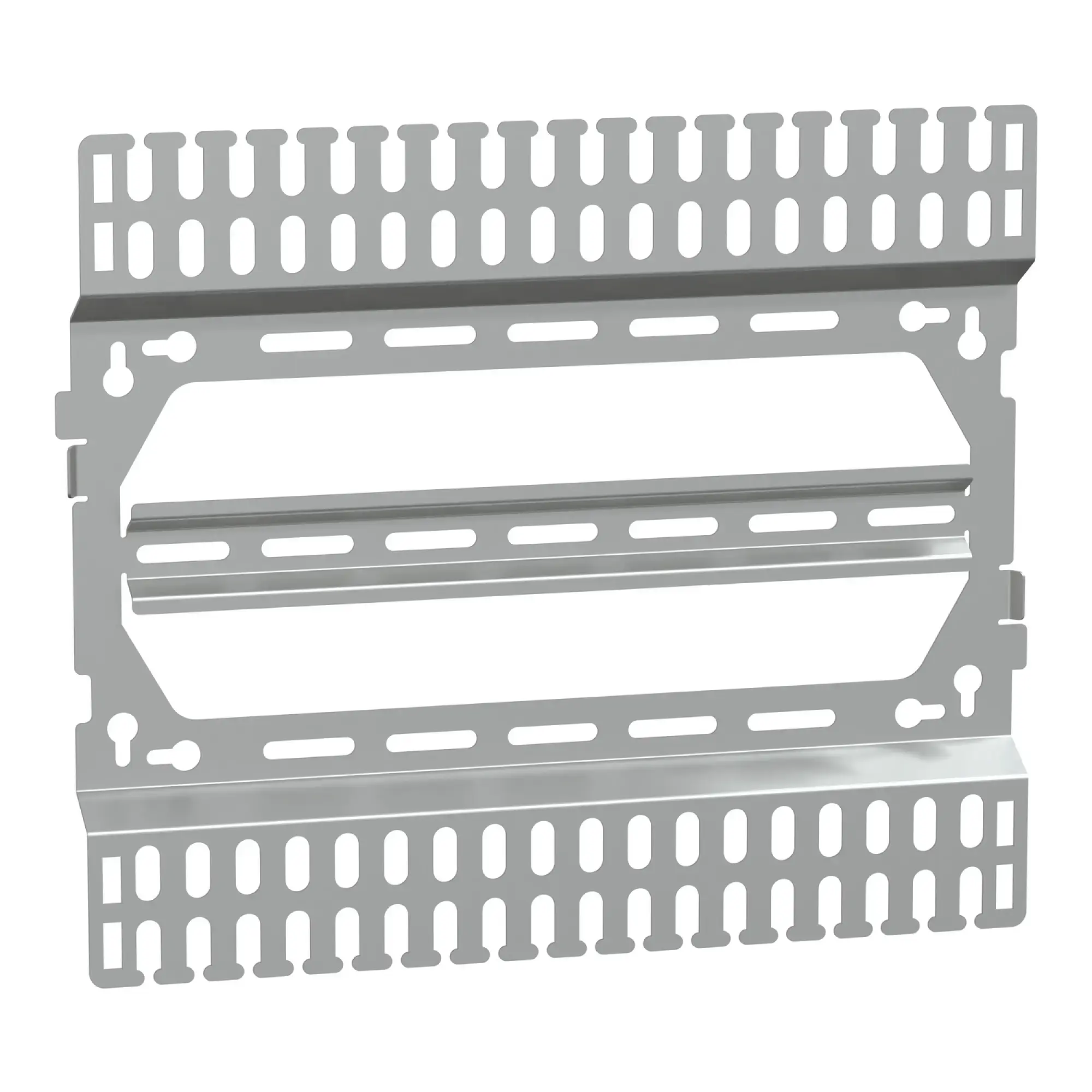Schneider Electric SXWRCMPK510001 Montageplatte SpaceLogic CRS Controller zur einfachen Installation, Kabelführung und Zugentlastung, 5er Set SXWRCMPK510001 (img_001)