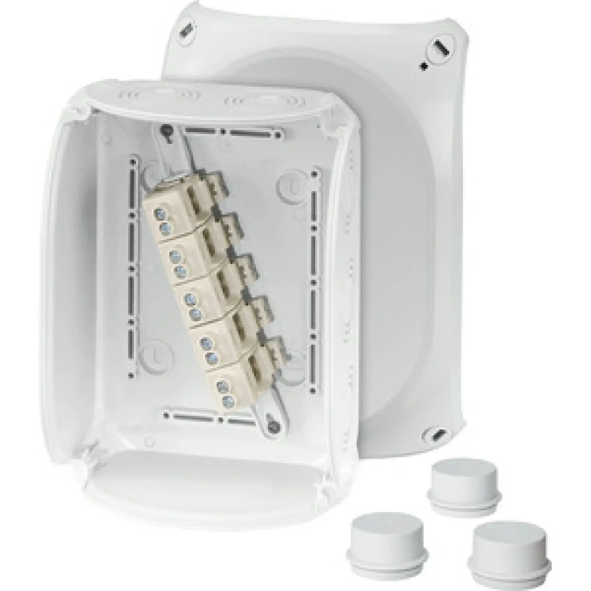 Hensel 62000013 Kabelabzweigkasten 2,5-10 qmm 3phasig, 16 qmm 1phasig, 5pol. Klemme DK 1610 G (img_001) Hensel 62000013 Kabelabzweigkasten 2,5-10 qmm 3phasig, 16 qmm 1phasig, 5pol. Klemme DK 1610 G (img_001)