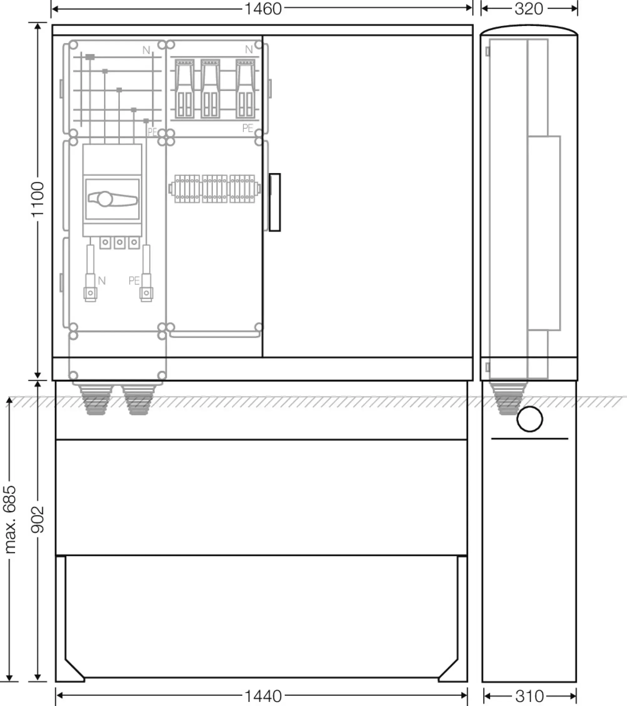 Hensel 65000219 Ladeverteiler für bis zu 3 Doppelladepunkte à 22kW Mi EV 44kW 3010 (img_003) Hensel 65000219 Ladeverteiler für bis zu 3 Doppelladepunkte à 22kW Mi EV 44kW 3010 (img_003)