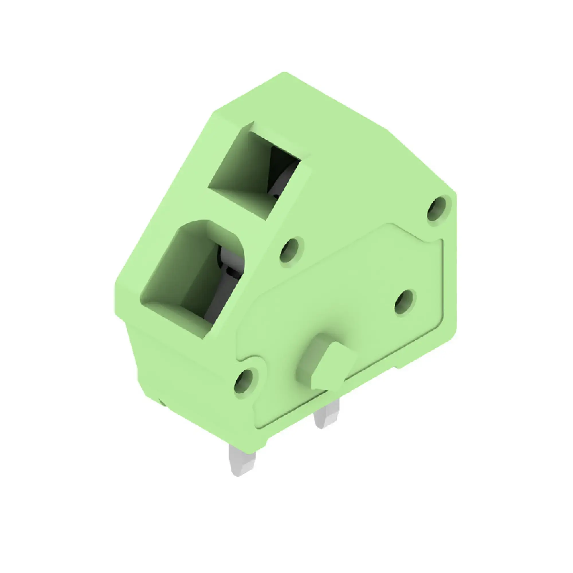 Weidmüller 1180720000 PCB terminal, 320 V, 24 A, Pitch in mm: 5.00, 2.5 mm², Number of poles: 1, Tension-clamp connection, THT solder connection, 135°, Box (img_001) Weidmüller 1180720000 PCB terminal, 320 V, 24 A, Pitch in mm: 5.00, 2.5 mm², Number of poles: 1, Tension-clamp connection, THT solder connection, 135°, Box (img_001)