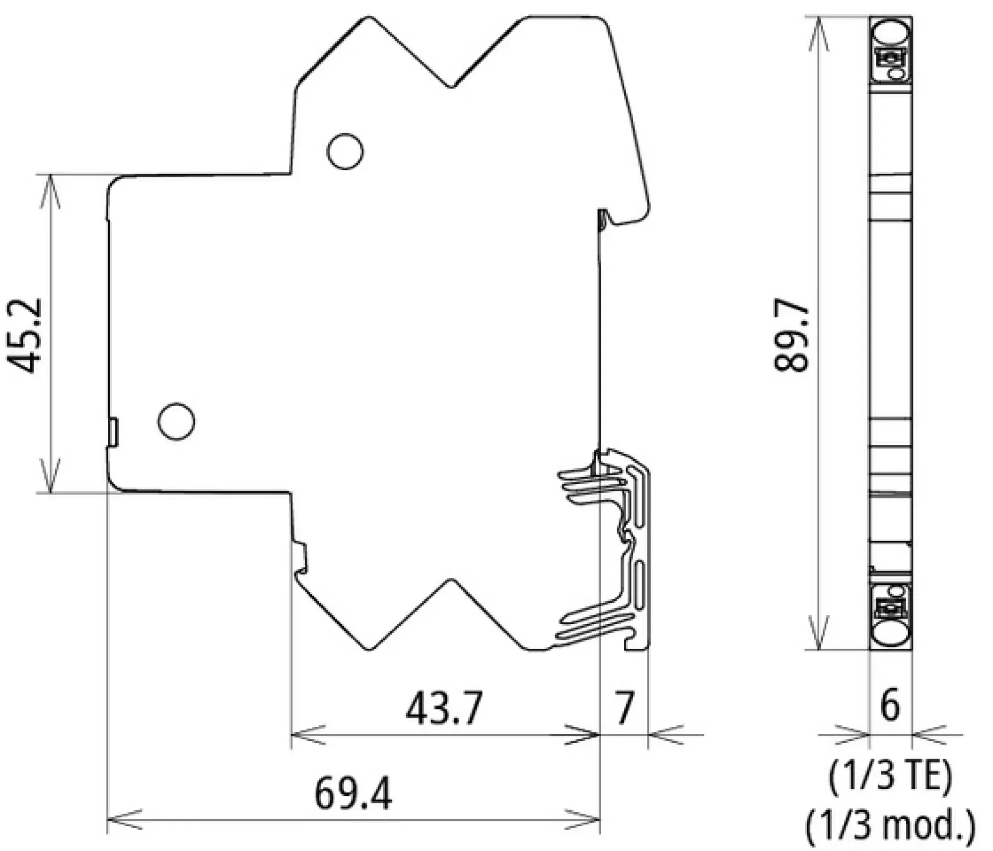 Dehn 927944 Compact combined arrester for 1 pair BLITZDUCTORconnect w. fault indication (img_004)