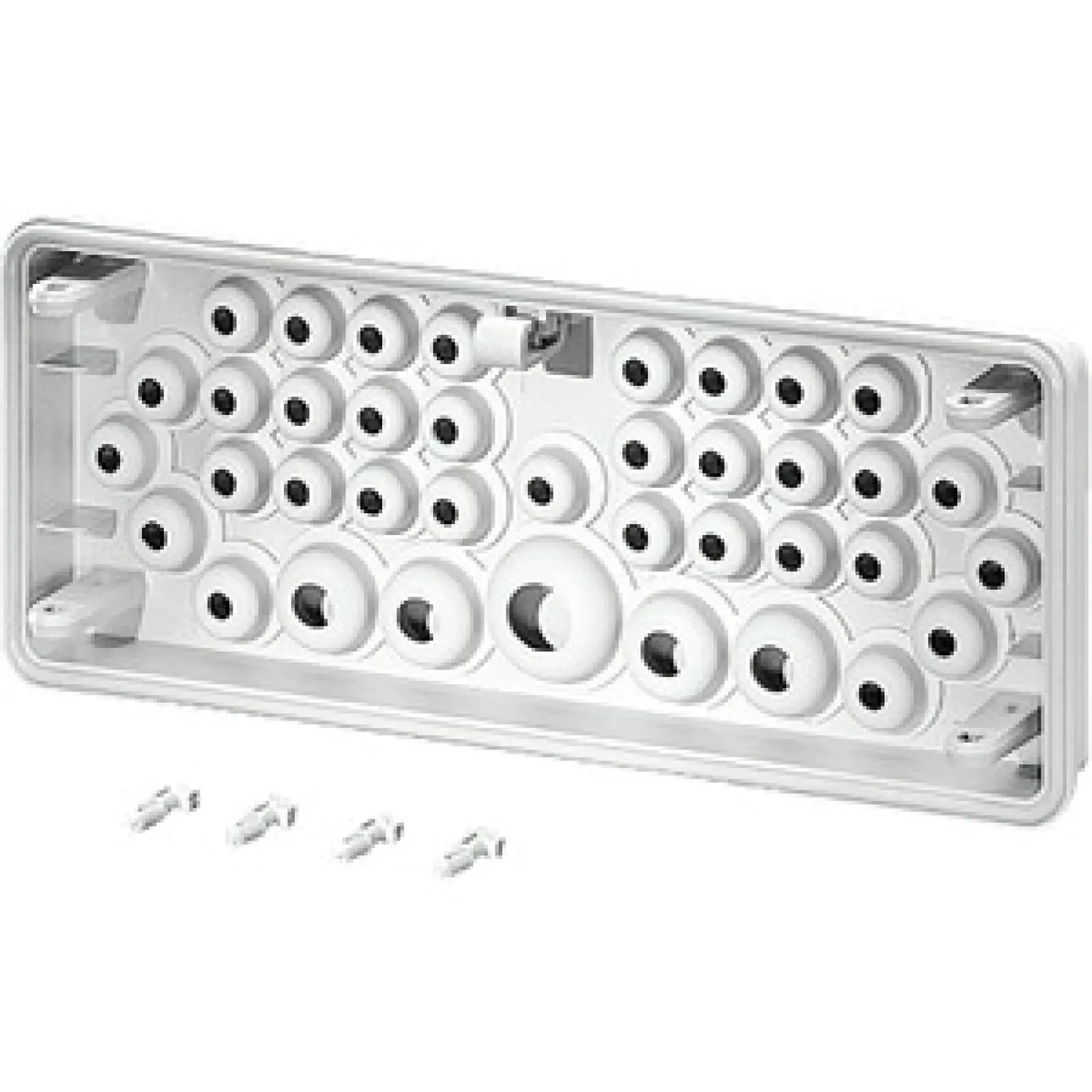 Hensel 2000318 Anbauflansch, 29x7-12 mm, 4x7-14 mm, 4x11-20 mm, 1x16-29 mm Mi FP 38 (img_001)