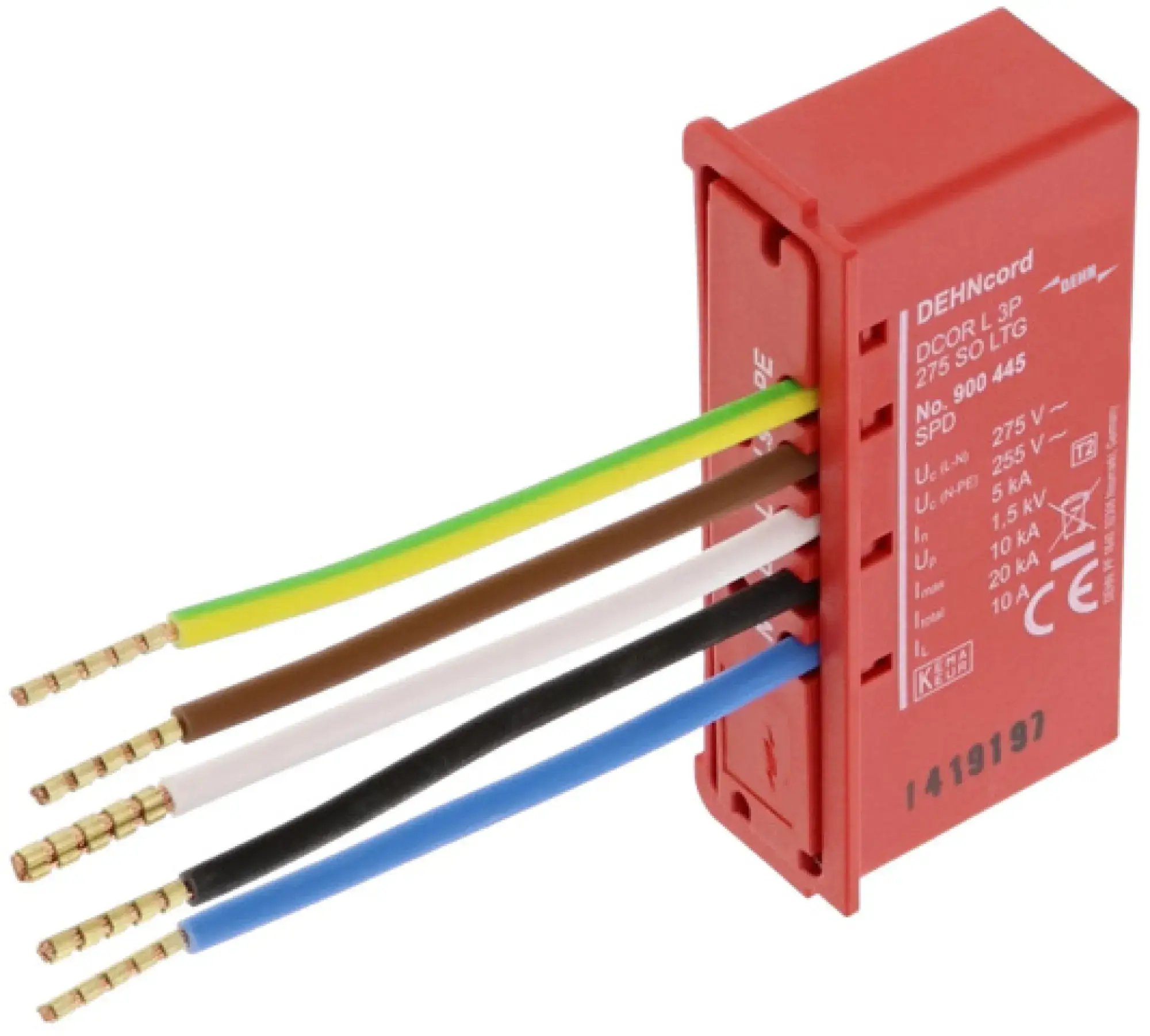 Dehn 900445 Surge arrester Type 2 DEHNcord 3-pole f. electr. installation systems (img_001) Dehn 900445 Surge arrester Type 2 DEHNcord 3-pole f. electr. installation systems (img_001)