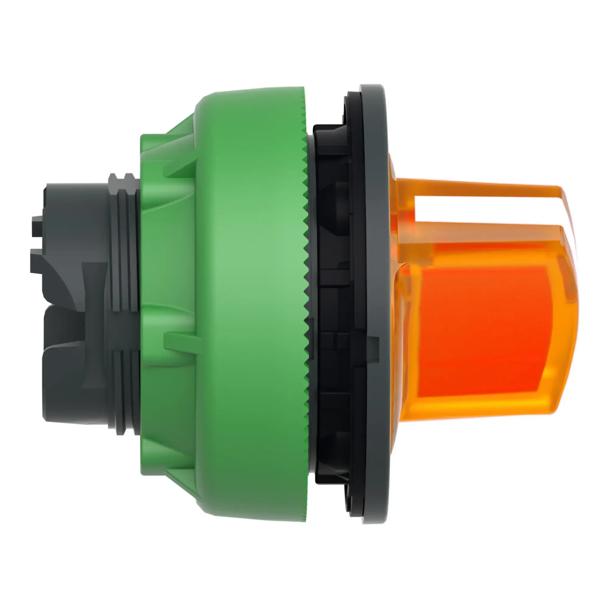 Schneider Electric ZB5FK1253 Illuminated selector switch, front element, Harmony XB5F, plastic, 30mm, orange, for universal LED, 2 positions, latching (img_013)