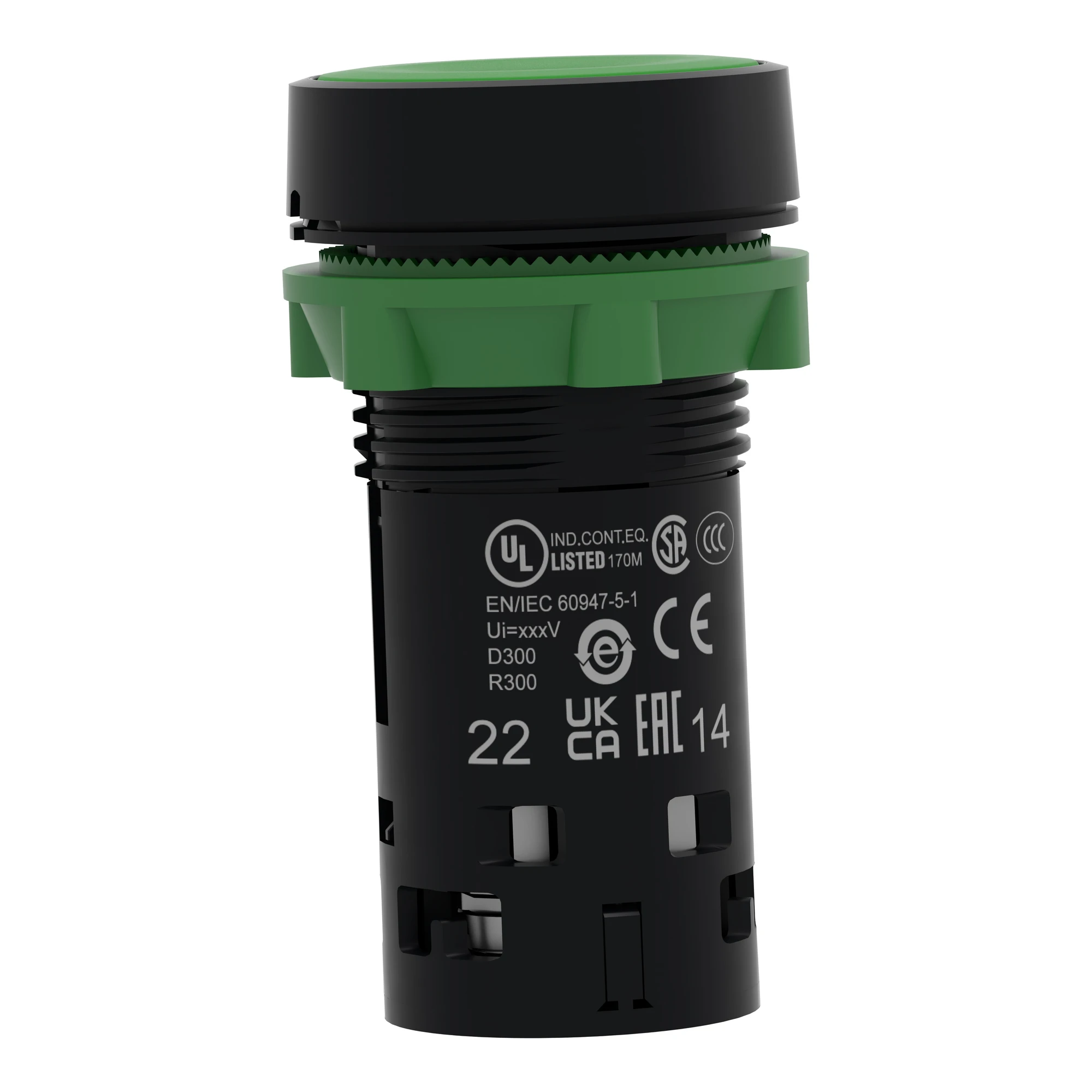 Schneider Electric XB7NA35 Push Button, Harmony XB7, Monoblock, Plastic, Ø22mm, Green, 1NC+1NO, Screw Terminal (img_004) Schneider Electric XB7NA35 Push Button, Harmony XB7, Monoblock, Plastic, Ø22mm, Green, 1NC+1NO, Screw Terminal (img_004)