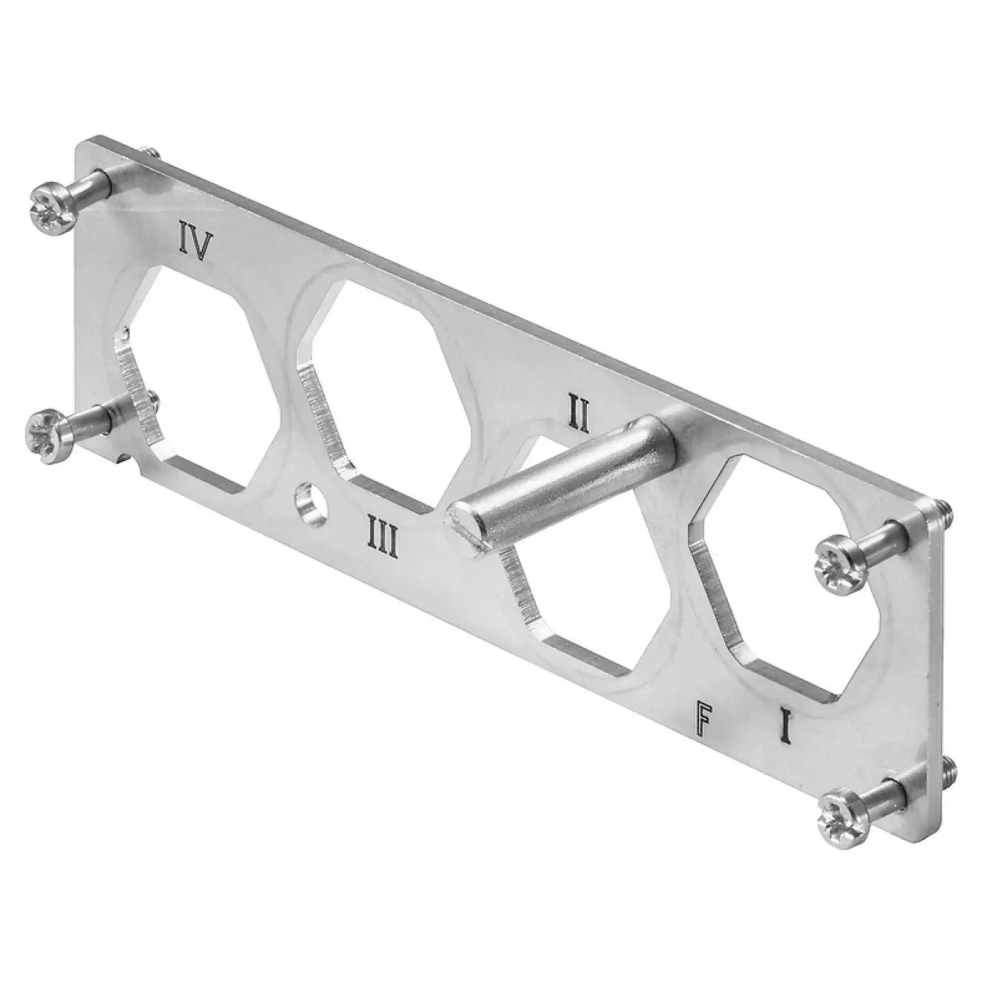 Weidmüller 1160440000 Mounting frame for industrial connector, Series: HighPower, Size: 8, Number of poles: 4, Stainless steel, rust-proof (img_001)