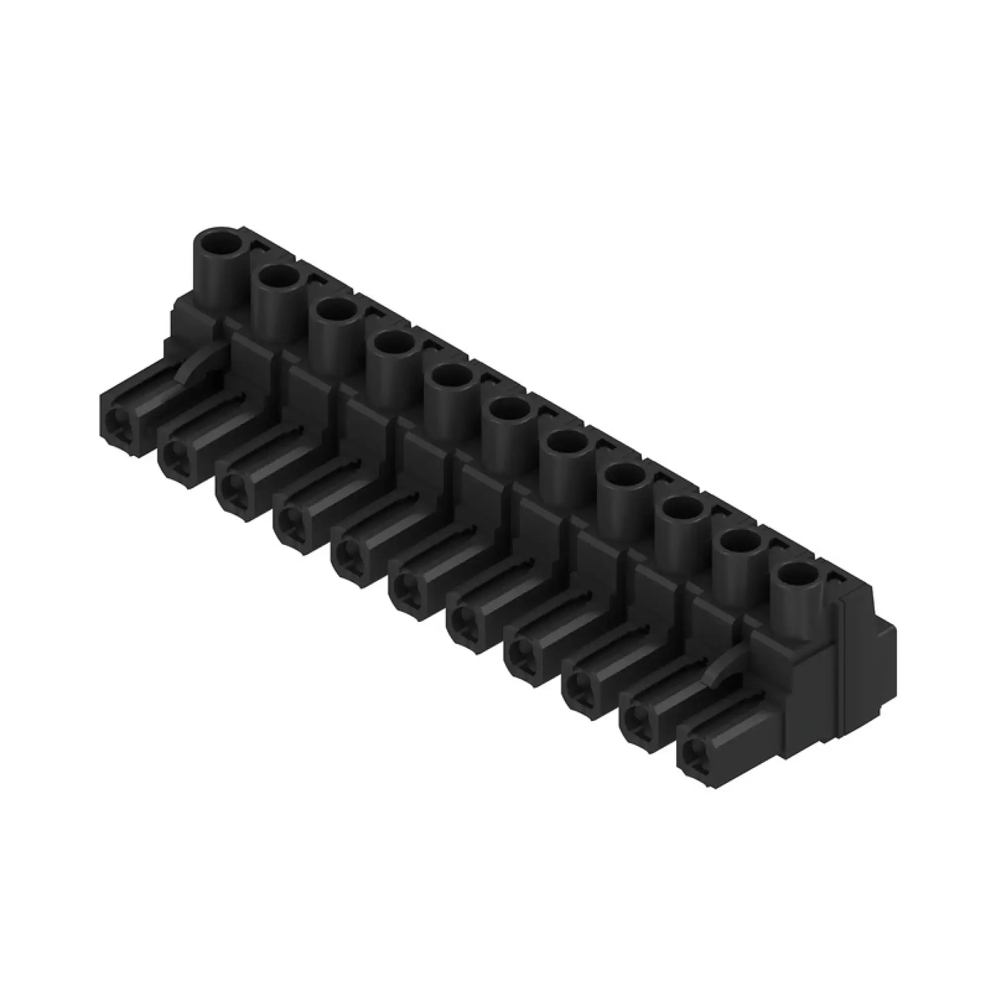 Weidmüller 1059640000 PCB connector (wire connection), 500 V, 29 A, Pitch in mm: 7.62, 4 mm², Number of poles: 11, Clamping yoke connection, Box (img_001)
