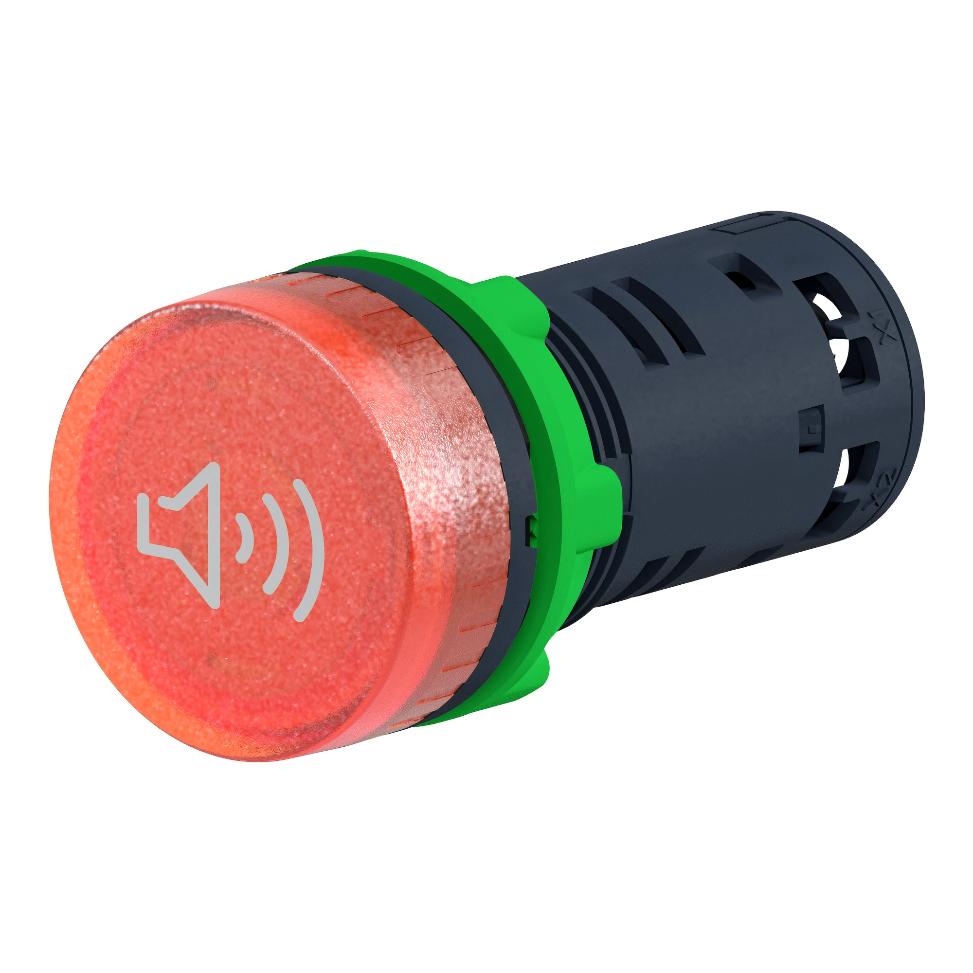 Schneider Electric XB5KS2G4 Buzzer, buzzer, Harmony XB5, plastic, illuminated, red, 22mm, 90dB, 120V AC (img_004) Schneider Electric XB5KS2G4 Buzzer, buzzer, Harmony XB5, plastic, illuminated, red, 22mm, 90dB, 120V AC (img_004)