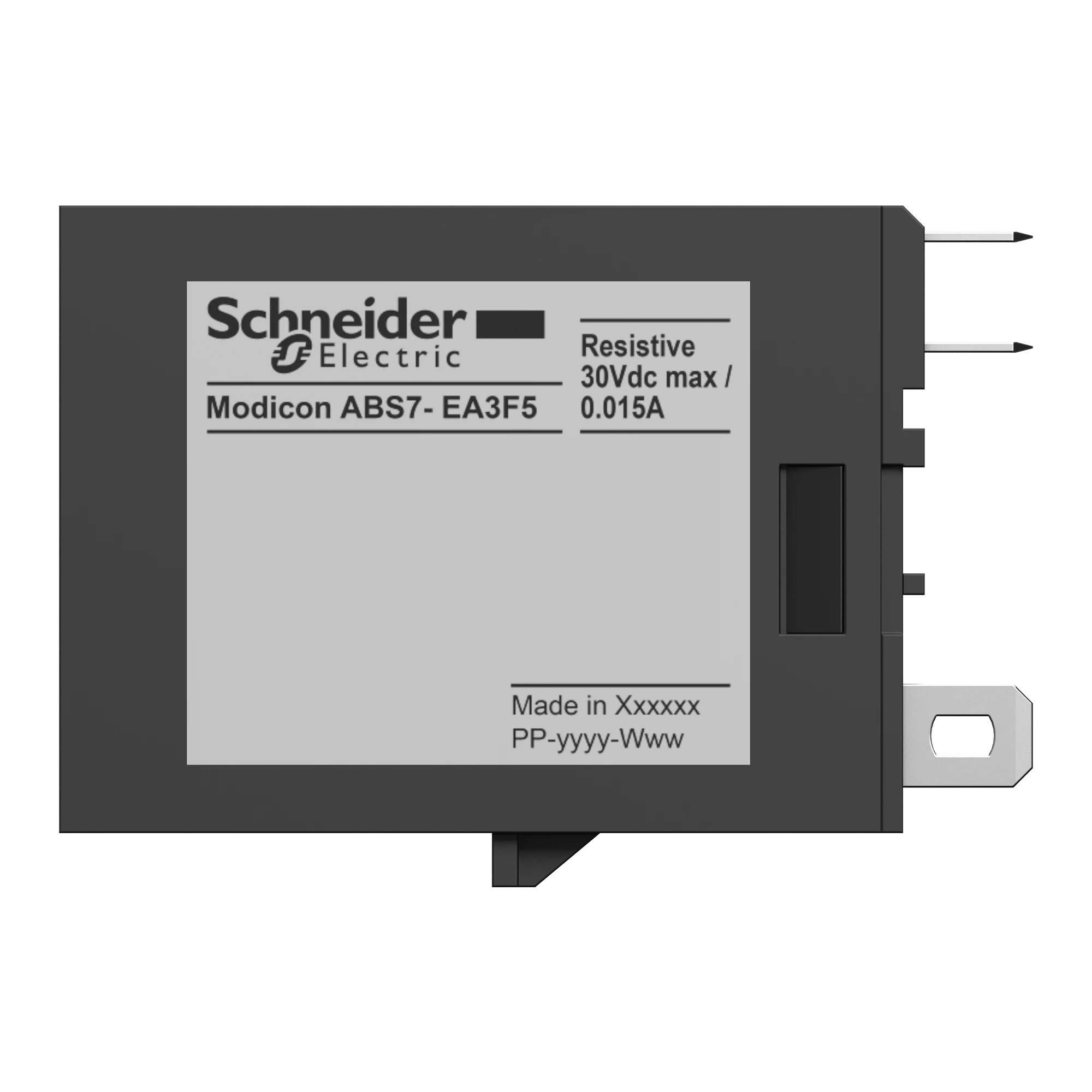 Schneider Electric ABS7EA3F5 Plug-in Semiconductor Relay - 12.5mm, Input, 110-130 V AC 60Hz (img_004) Schneider Electric ABS7EA3F5 Plug-in Semiconductor Relay - 12.5mm, Input, 110-130 V AC 60Hz (img_004)