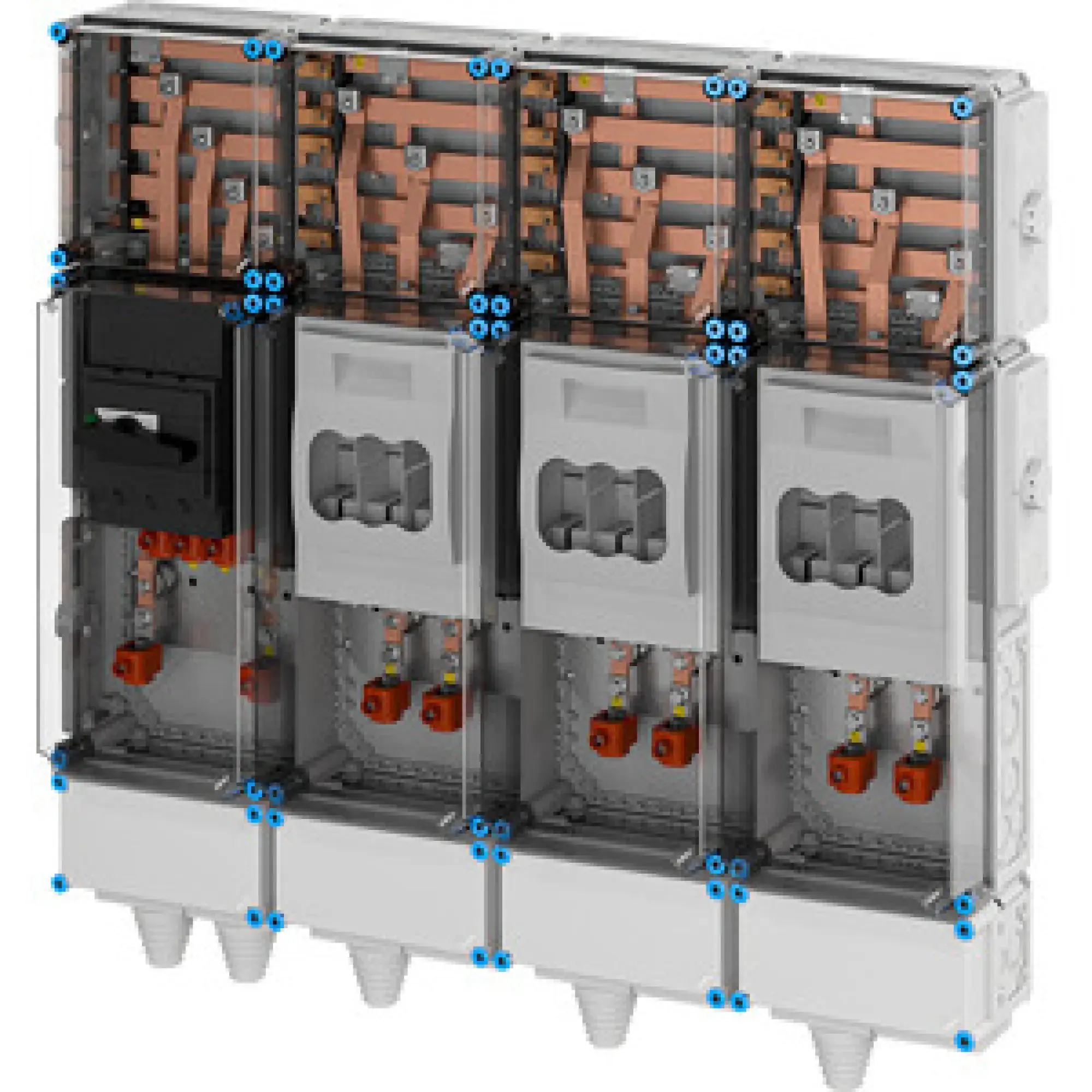 Hensel 65000249 Ladeverteiler für bis zu 3 Ladepunkte à 200 kW Mi EV 200kW 3000 (img_001) Hensel 65000249 Ladeverteiler für bis zu 3 Ladepunkte à 200 kW Mi EV 200kW 3000 (img_001)