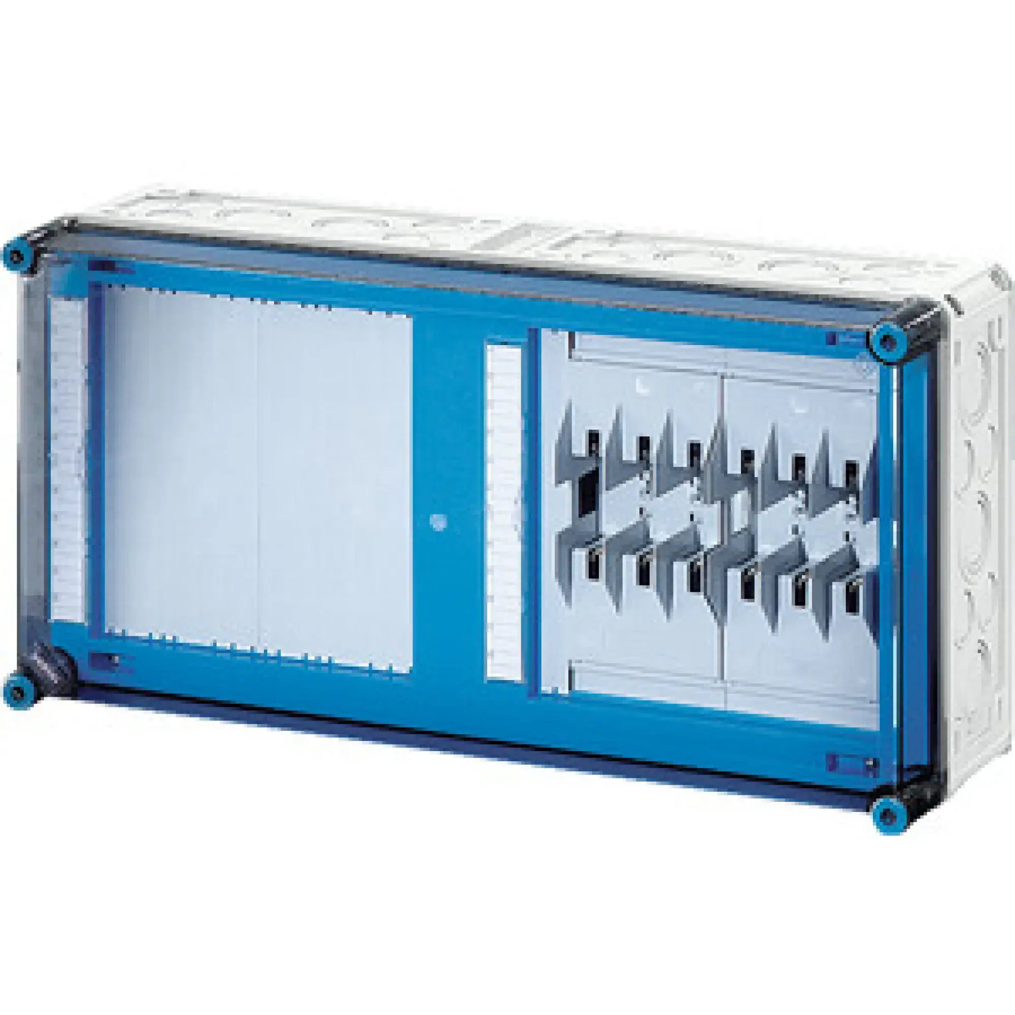 Hensel 2000731 Mi-NH-Sicherungsgehäuse 2xNH 00, 3polig, Sammelschiene 630 A, 5polig Mi 6424 (img_001)