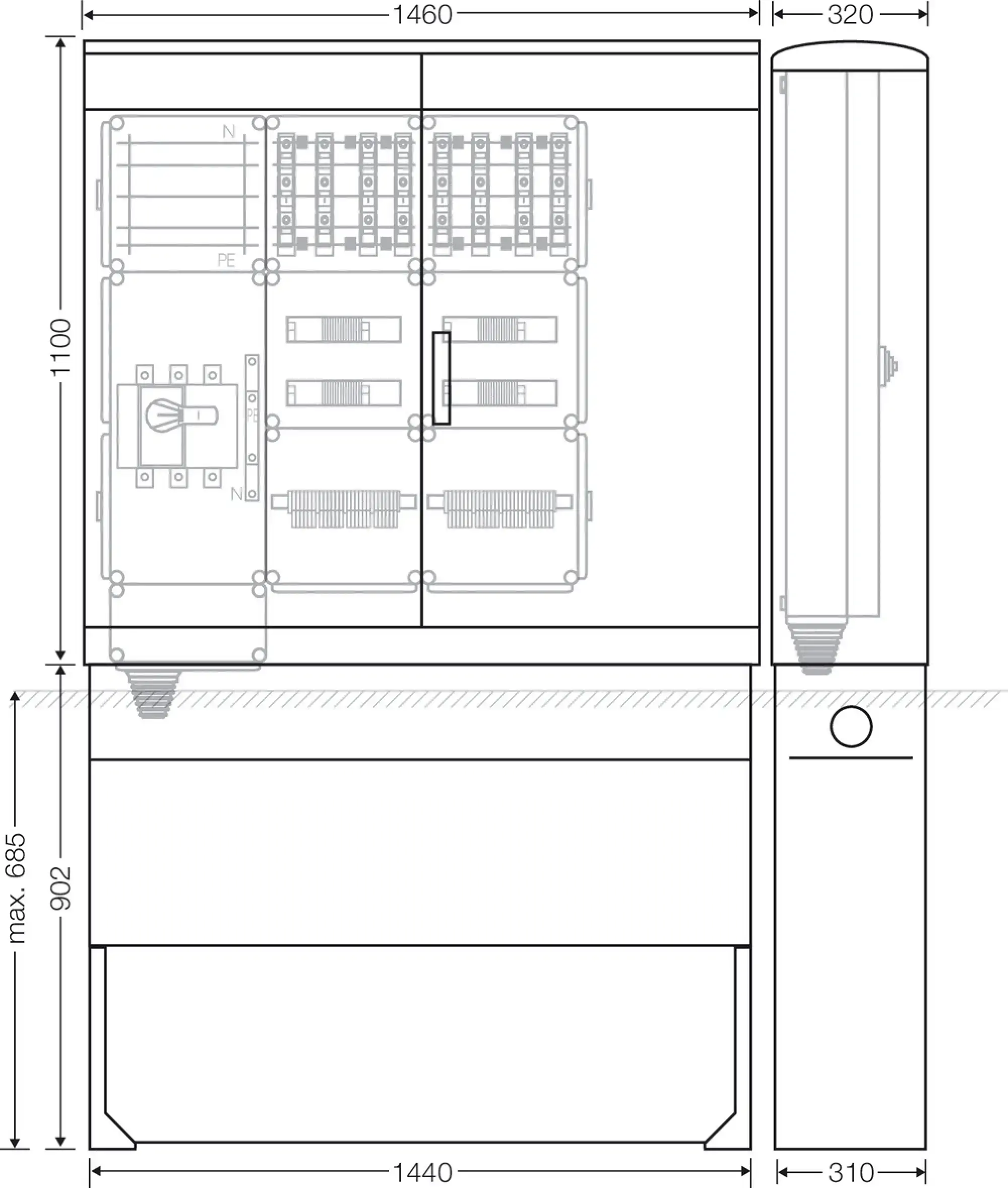 Hensel 65000156 Ladeverteiler für bis zu 8 Ladepunkte à 22kW Mi EV 22kW 8110 (img_003) Hensel 65000156 Ladeverteiler für bis zu 8 Ladepunkte à 22kW Mi EV 22kW 8110 (img_003)