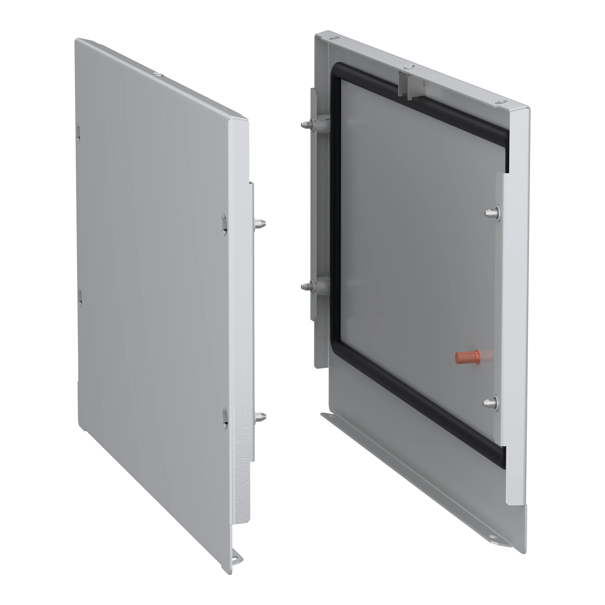 Schneider Electric NSYSPBCN35 Side panels, PanelSeT SFN, for busbar compartment D 500 mm, RAL 7035, set of 2 (img_001)