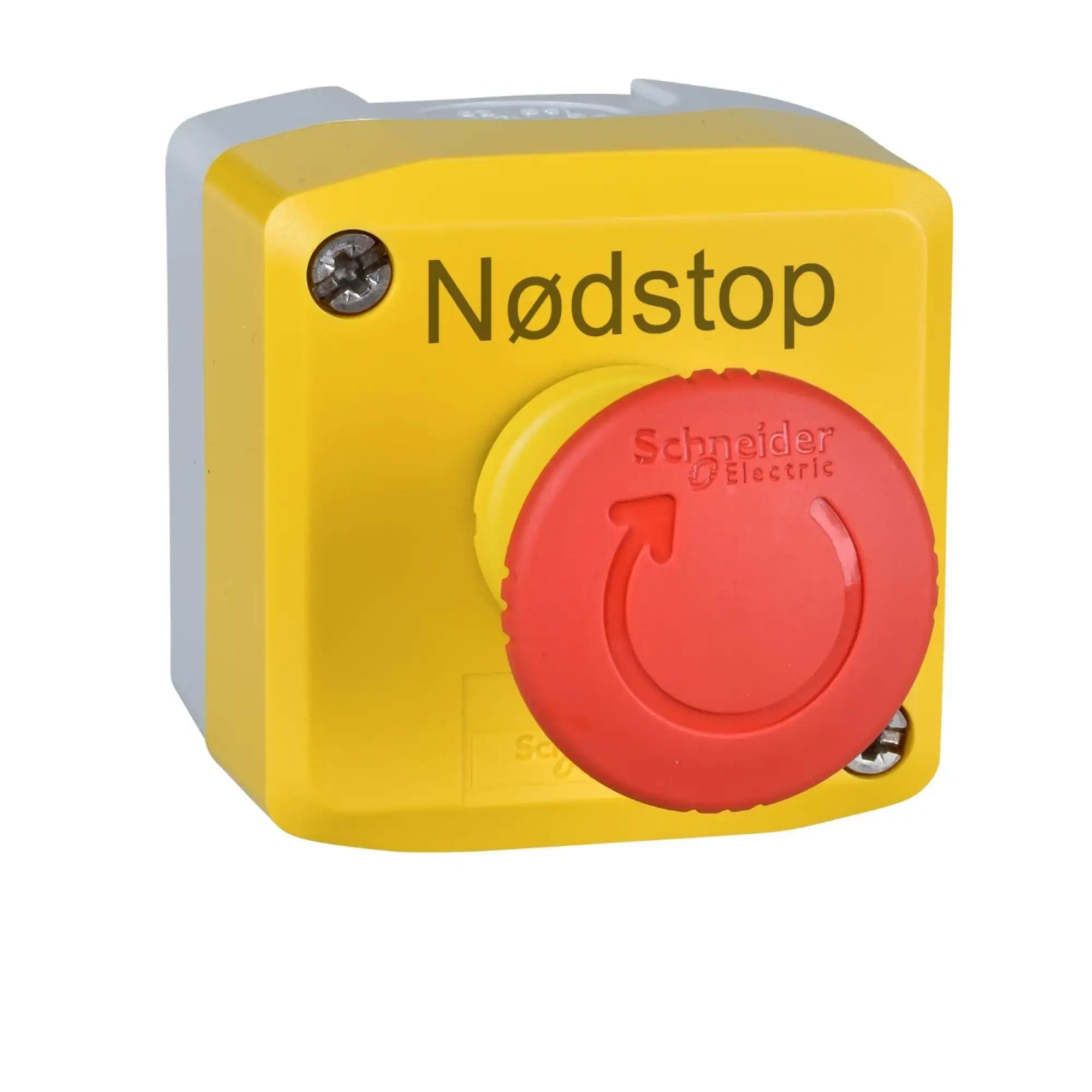 Schneider Electric XALK178GTH26 Surface mounting enclosure, Harmony XALK, plastic, light gray, yellow, 1 emergency stop switch, twist to release, 2NC+1NO, EMERGENCY STOP (img_004) Schneider Electric XALK178GTH26 Surface mounting enclosure, Harmony XALK, plastic, light gray, yellow, 1 emergency stop switch, twist to release, 2NC+1NO, EMERGENCY STOP (img_004)