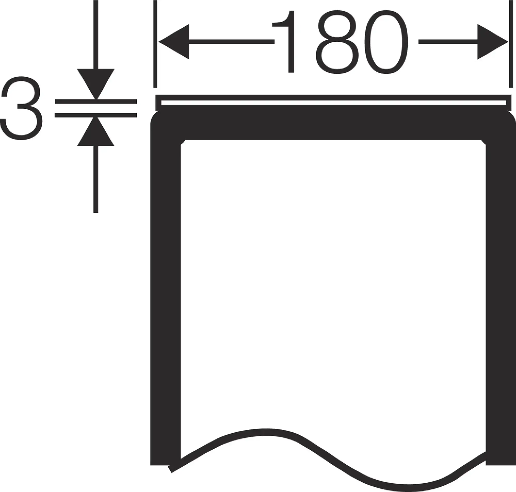 Hensel 68000064 ENYSTAR-Verschlussplatte für Gehäusewand 1 (180 mm) FP VP 18 (img_003)