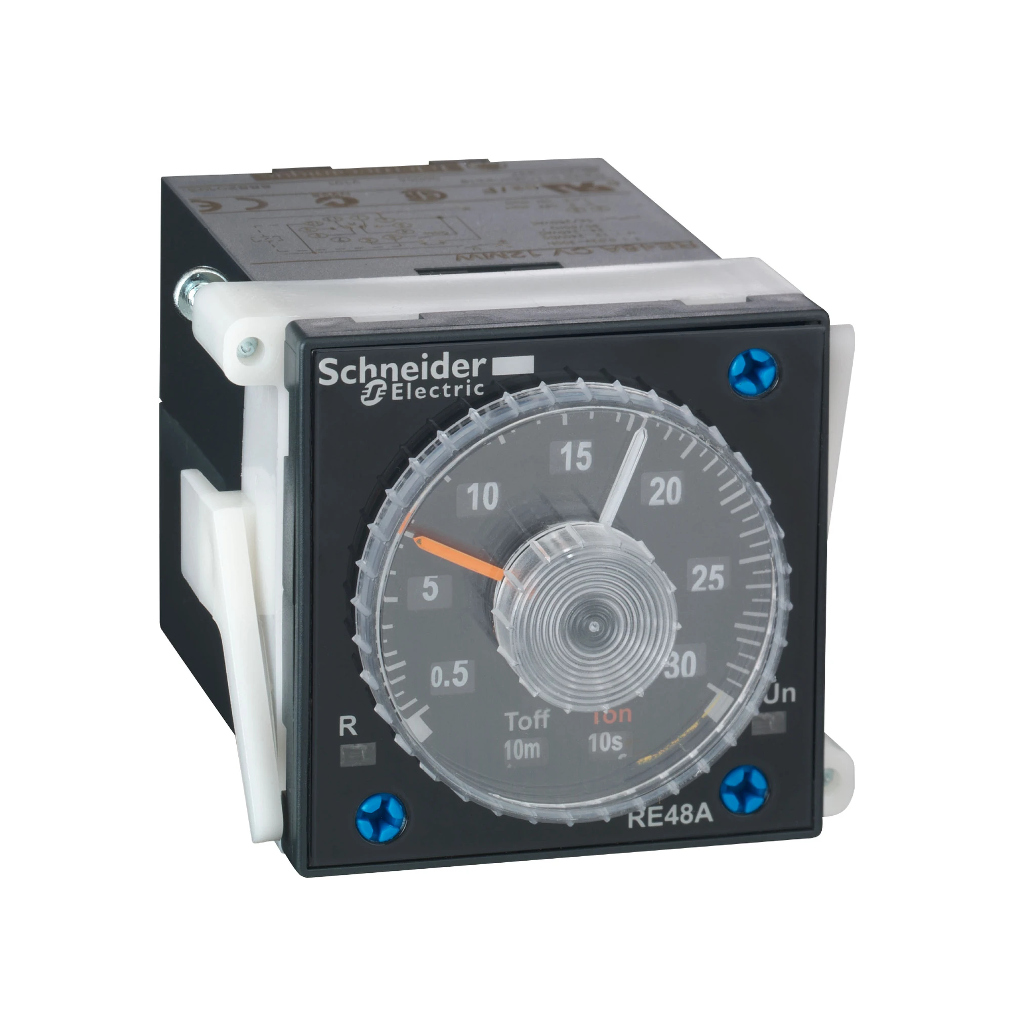 Schneider Electric RE48ACV12MW Time Relay Pulse Generator/Blinker, 0.02 s-300 h, 2 W, 24-240VAC/DC, Size 48x48 (img_001)