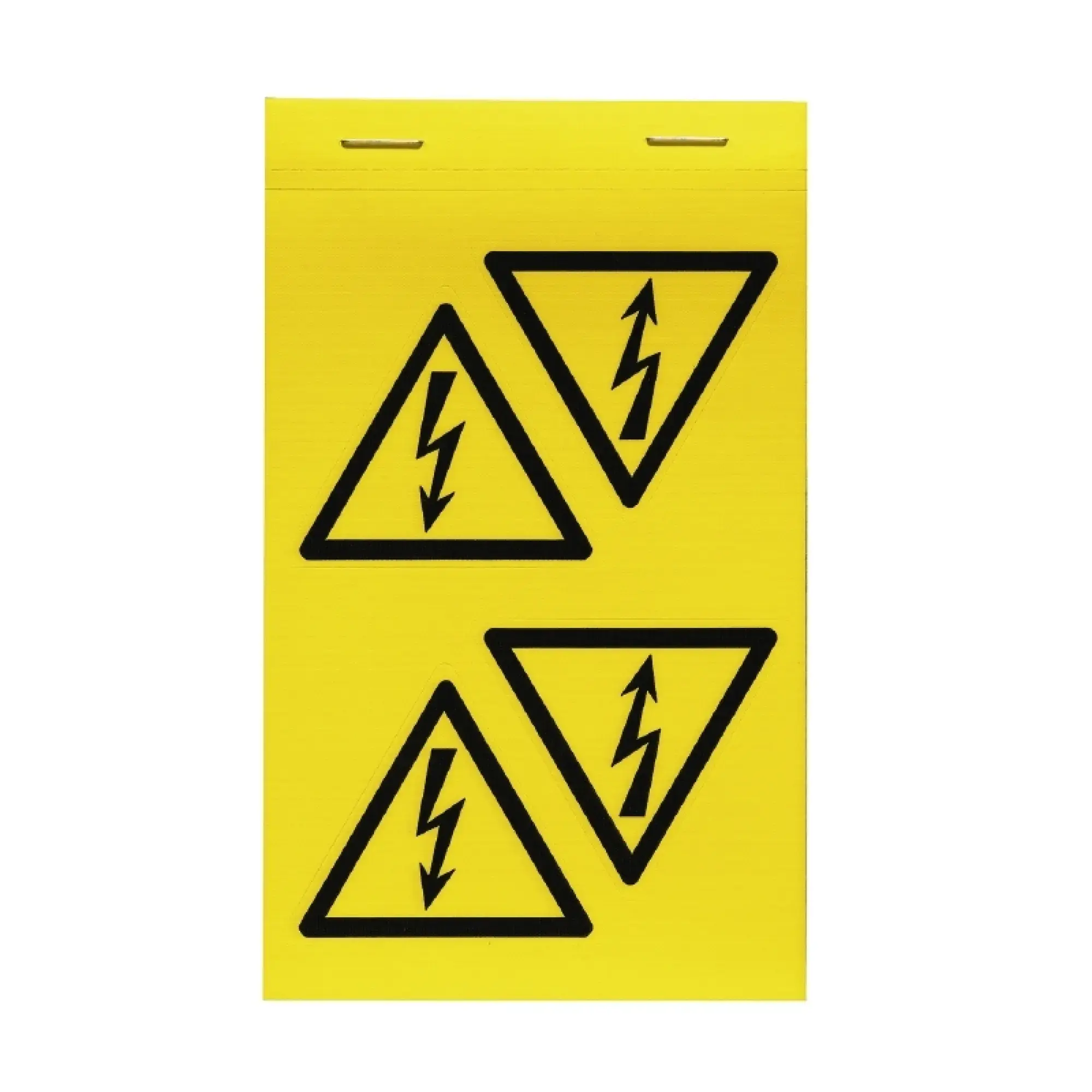 Weidmüller 1741110000 Device marking, Width: 75 mm, Printed characters: Mixed characters, Lightning flash in triangle, Acrylic-coated fibre webbing, yellow, Operating tempe (img_001) Weidmüller 1741110000 Device marking, Width: 75 mm, Printed characters: Mixed characters, Lightning flash in triangle, Acrylic-coated fibre webbing, yellow, Operating tempe (img_001)