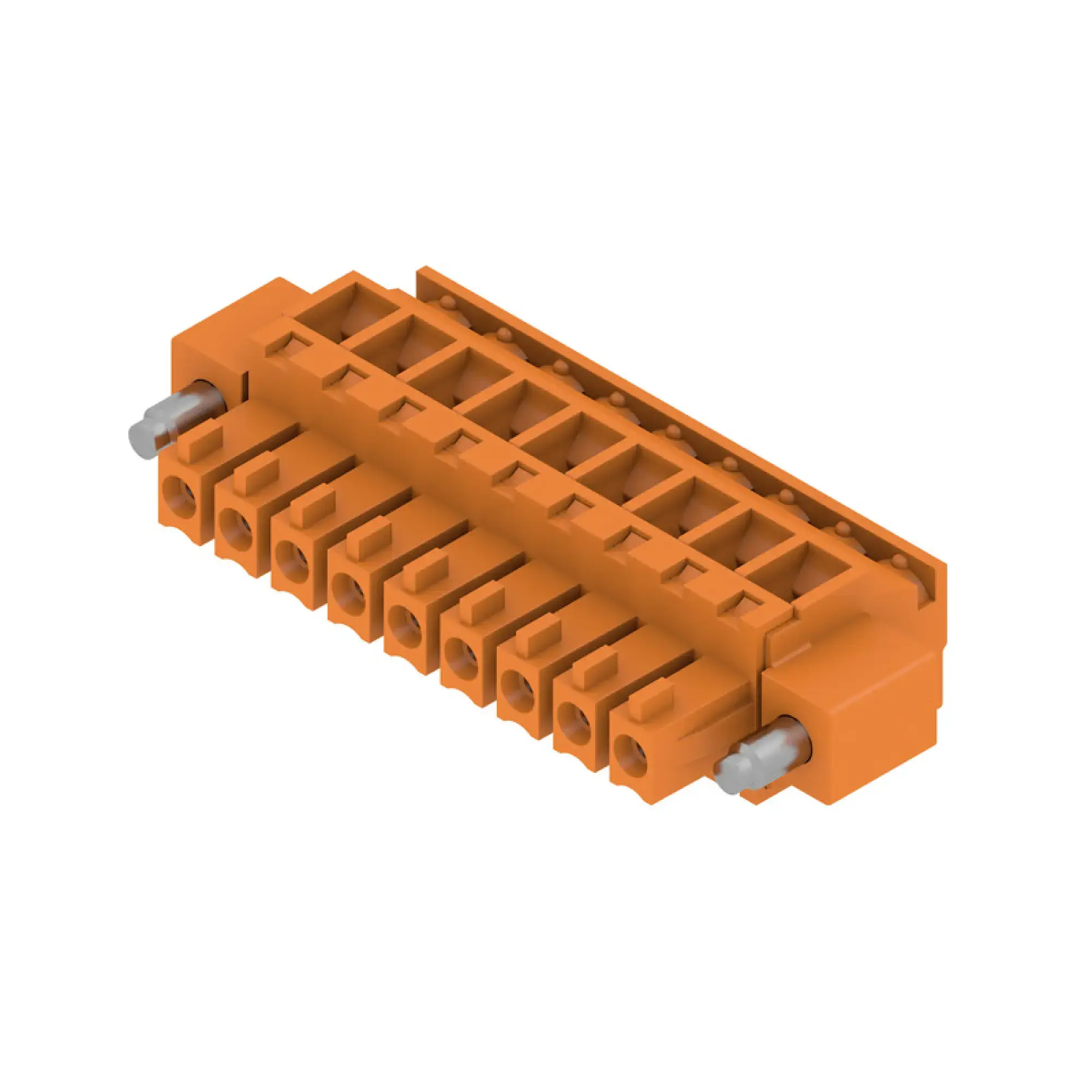 Weidmüller 1940050000 PCB connector (wire connection), 160 V, 17.5 A, Pitch in mm: 3.81, 1.5 mm², Number of poles: 9, Clamping yoke connection, Box (img_001)