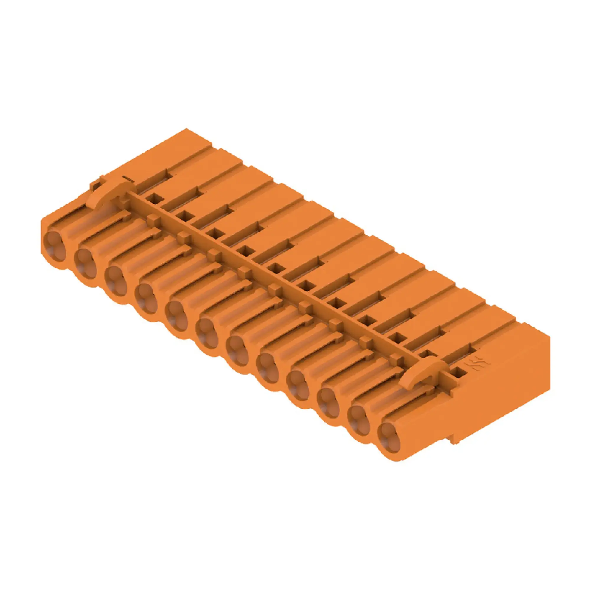 Weidmüller 1610590000 PCB connector (wire connection), 320 V, 21 A, Pitch in mm: 5.08, 2.5 mm², Number of poles: 12, Crimp connection, Box (img_001)