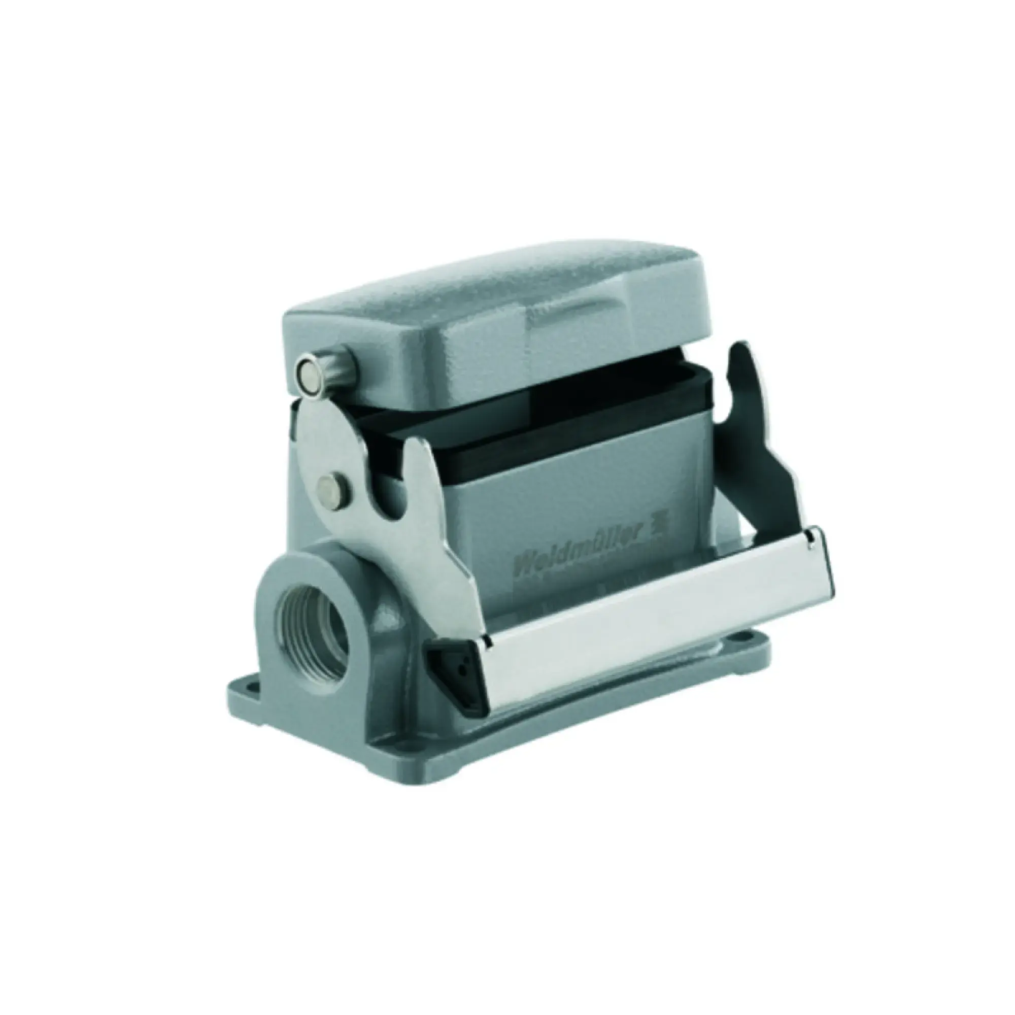 Weidmüller 1903410000 Housing (industry plug-in connectors), Base housing, End-locking clamp, lower side, Size: 4, IP65 (in plugged condition) (img_001)