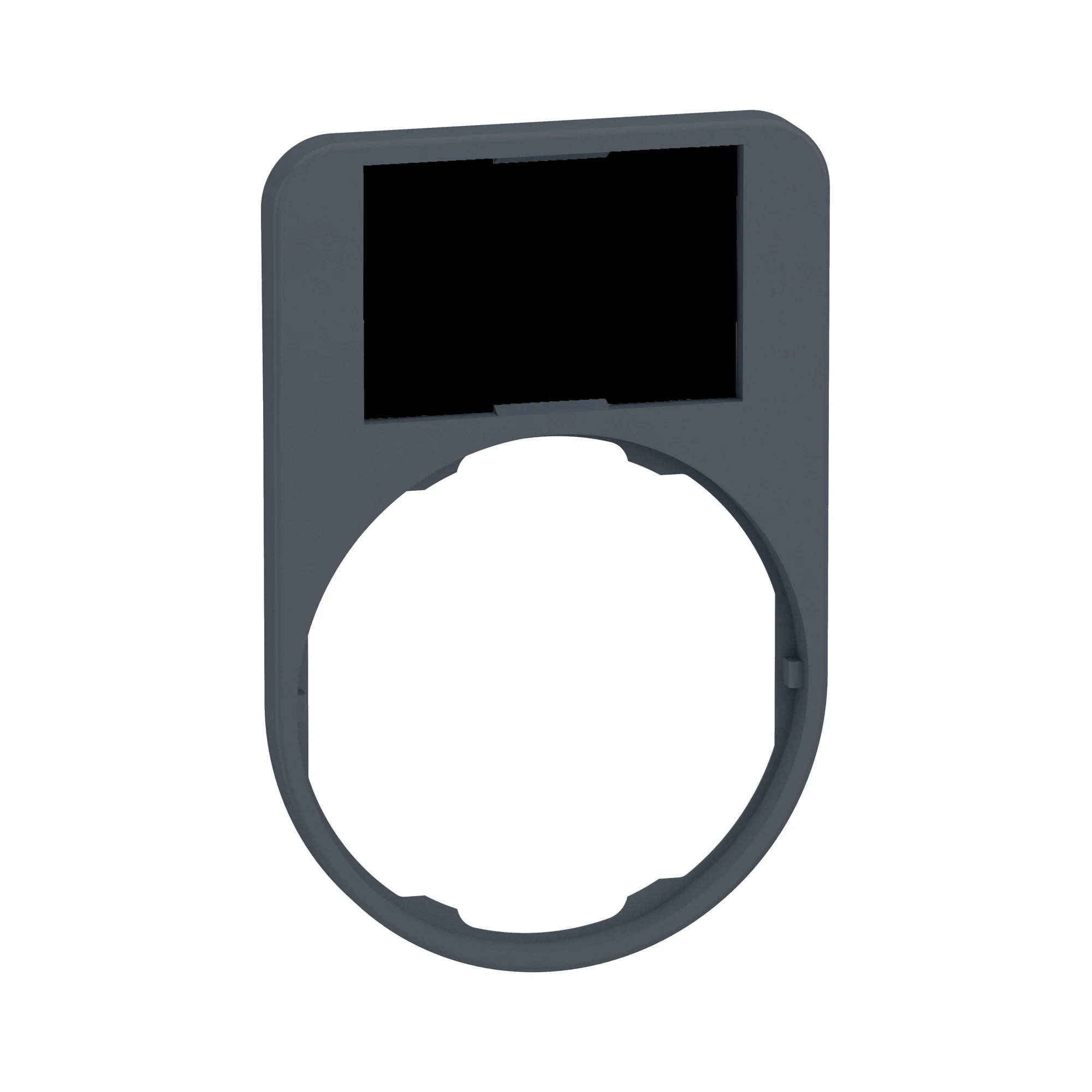 Schneider Electric ZBYF6101 Label holder 30x50mm, sign black red, for flush 30mm (img_001)