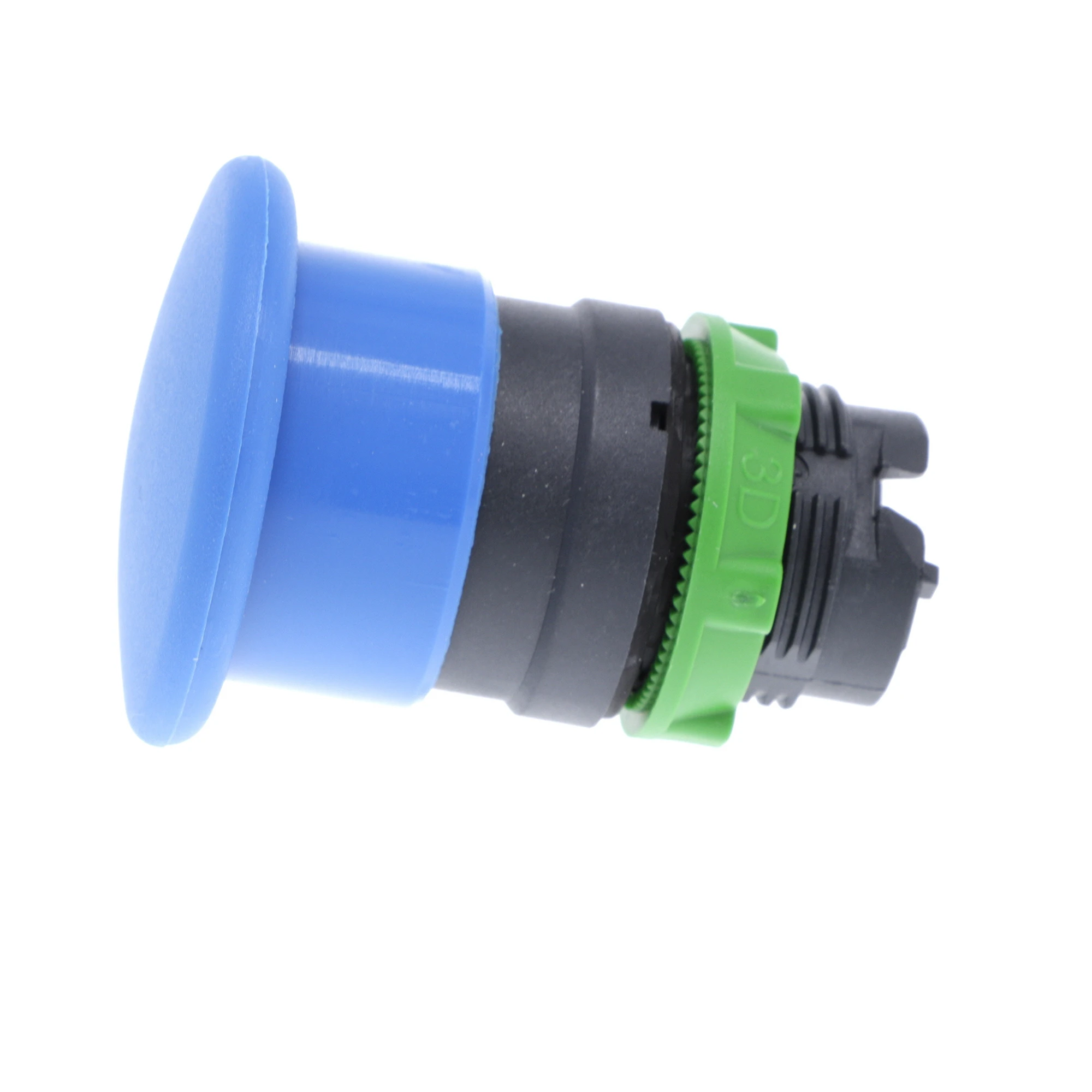 Schneider Electric ZB5AC6 Mushroom Pushbutton, Front Element, Harmony XB5, Plastic, 22mm, blue, Mushroom 40mm, blank, momentary (img_004)