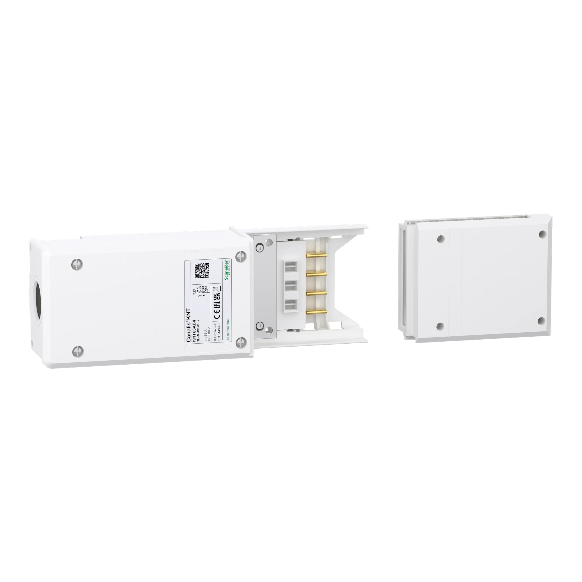 Schneider Electric KNT63AB4 KNT Terminal Feed Box, 63A, left or right (img_001) Schneider Electric KNT63AB4 KNT Terminal Feed Box, 63A, left or right (img_001)