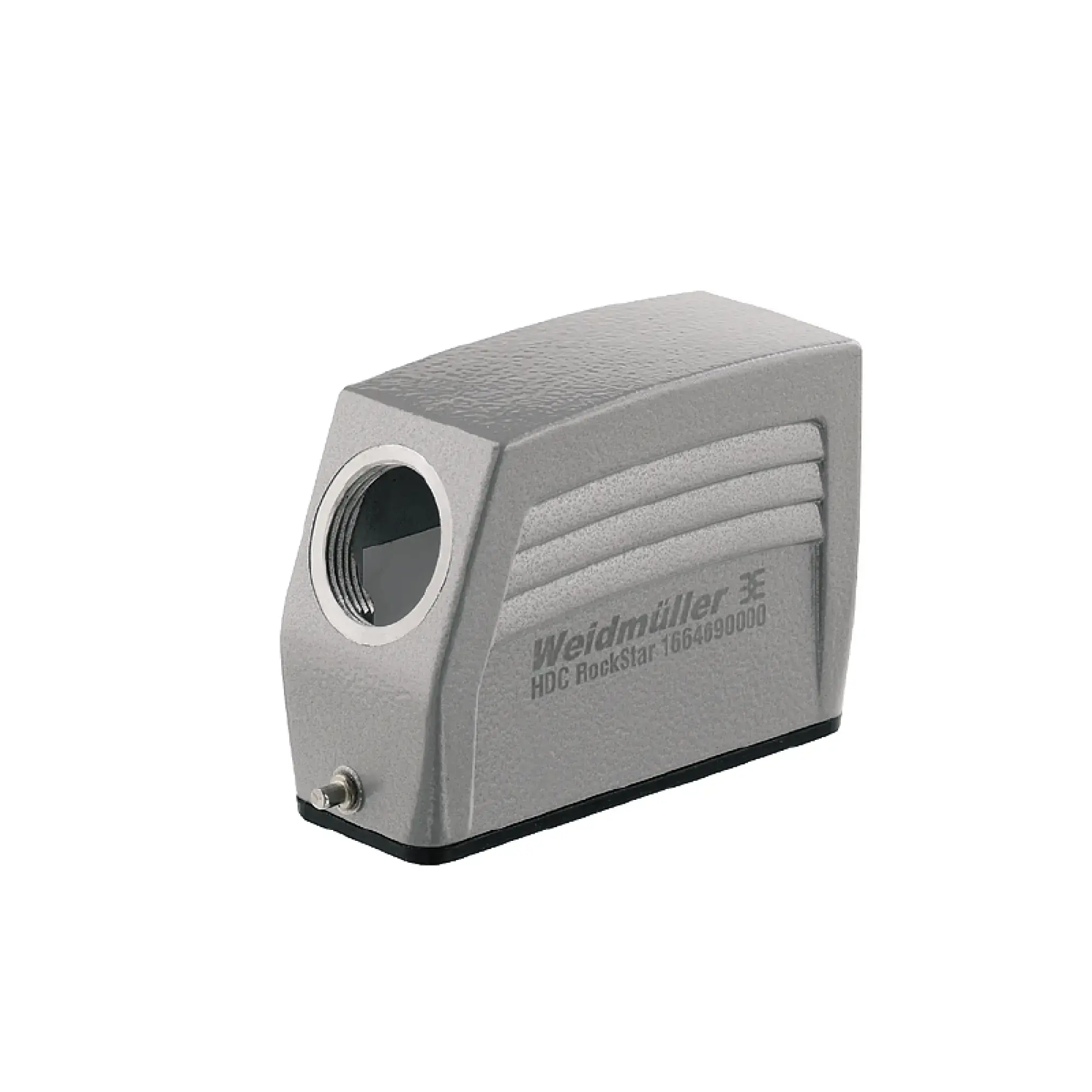 Weidmüller 1664690000 Housing (industry plug-in connectors), Cable entry from side, Plug housing, End-locking clamp, lower side, Size: 5, IP65 (in plugged condition) (img_001)