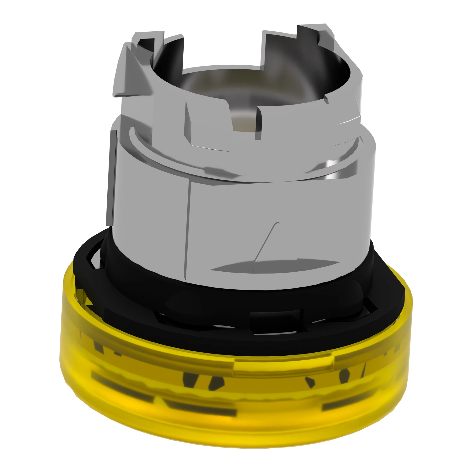 Schneider Electric ZB4BV083S Pilot light, front element, Harmony XB4, metal, 22mm, yellow, for universal LED, ribbed dome (img_006) Schneider Electric ZB4BV083S Pilot light, front element, Harmony XB4, metal, 22mm, yellow, for universal LED, ribbed dome (img_006)