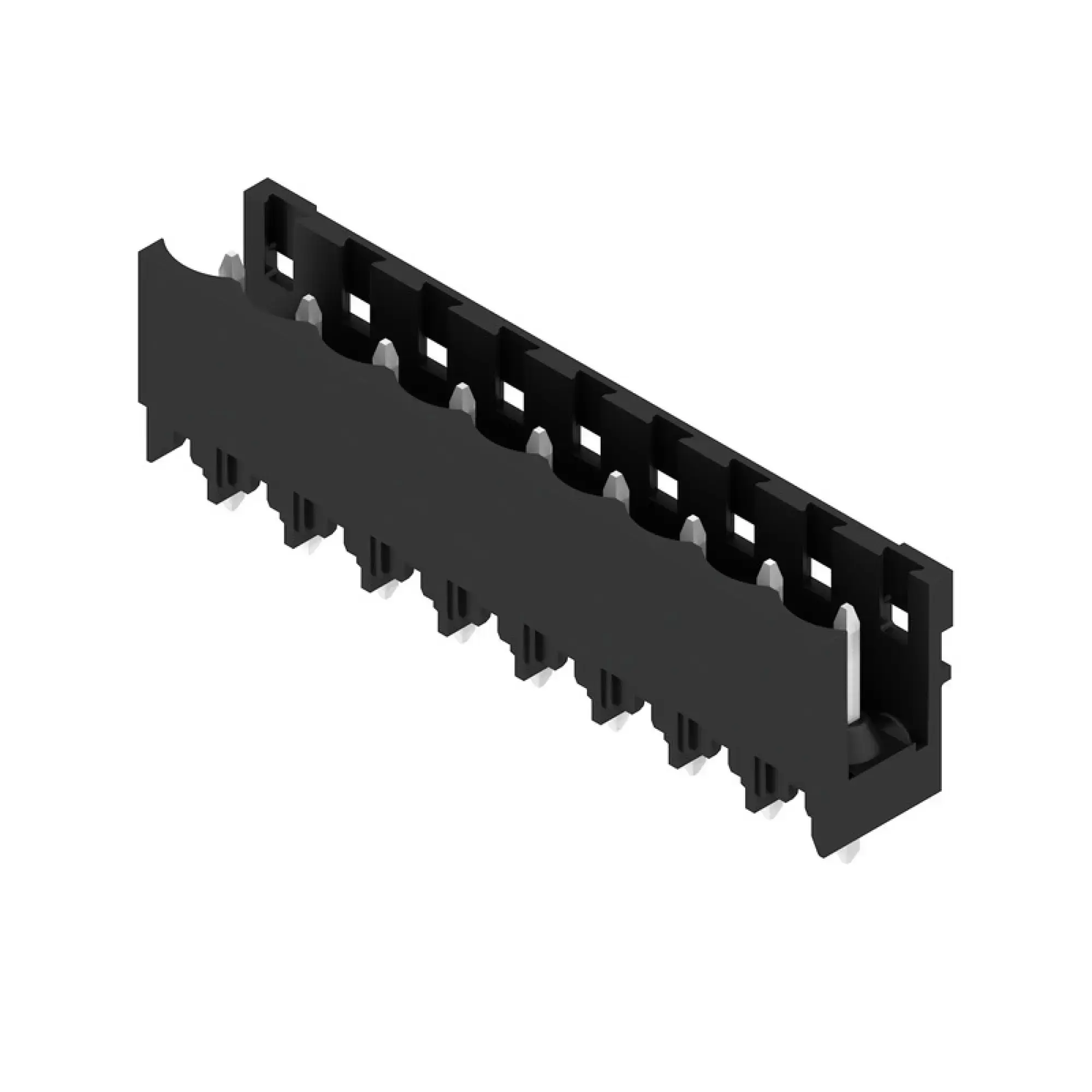 Weidmüller 1840990000 PCB connector (board connection), 320 V, 27.5 A, Pitch in mm: 5.00, Number of poles: 9, THT/THR solder connection, Box (img_001)