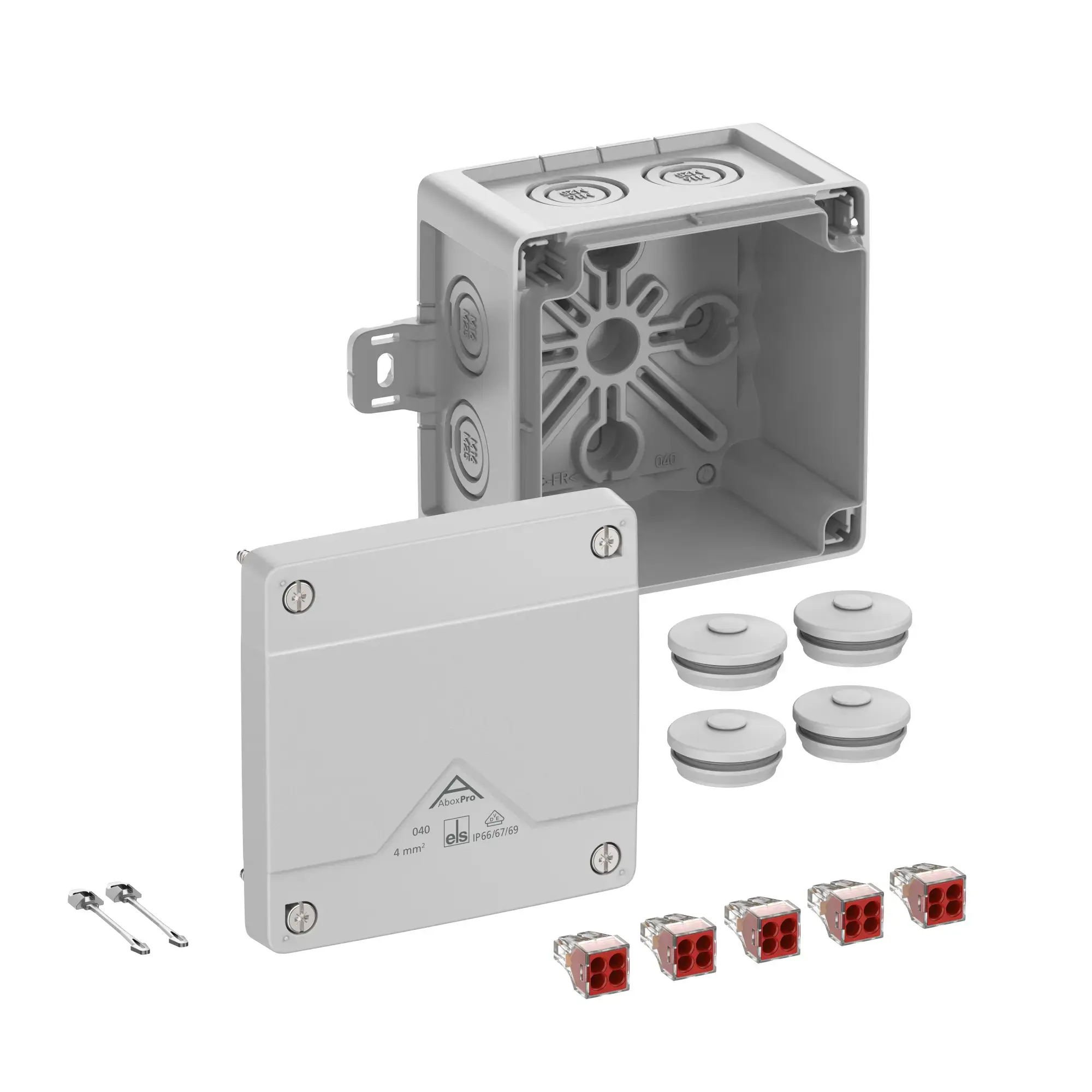 Spelsberg 40442101 Junction box, Type of protection IP66/IP67/IP69, max. 4², IK09, Protection class II, Ui 400V AC, Ui 400V DC, DLG, DNV, VDE, Halogen free (img_001) Spelsberg 40442101 Junction box, Type of protection IP66/IP67/IP69, max. 4², IK09, Protection class II, Ui 400V AC, Ui 400V DC, DLG, DNV, VDE, Halogen free (img_001)