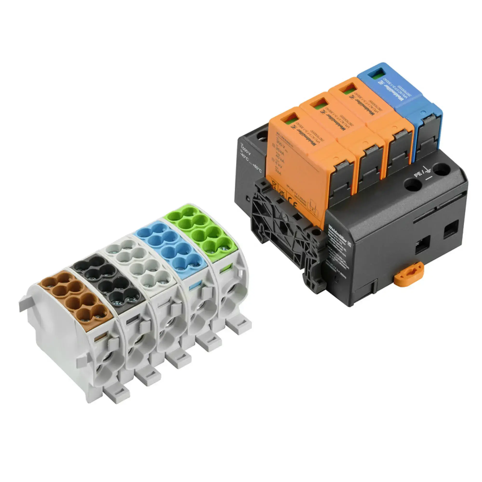 Weidmüller 8000122108 Multi-tier modular terminal, Screw connection, Miscellaneous, 25 mm², Number of connections: 26, Number of levels: 1, V-0, Wemid (img_001) Weidmüller 8000122108 Multi-tier modular terminal, Screw connection, Miscellaneous, 25 mm², Number of connections: 26, Number of levels: 1, V-0, Wemid (img_001)