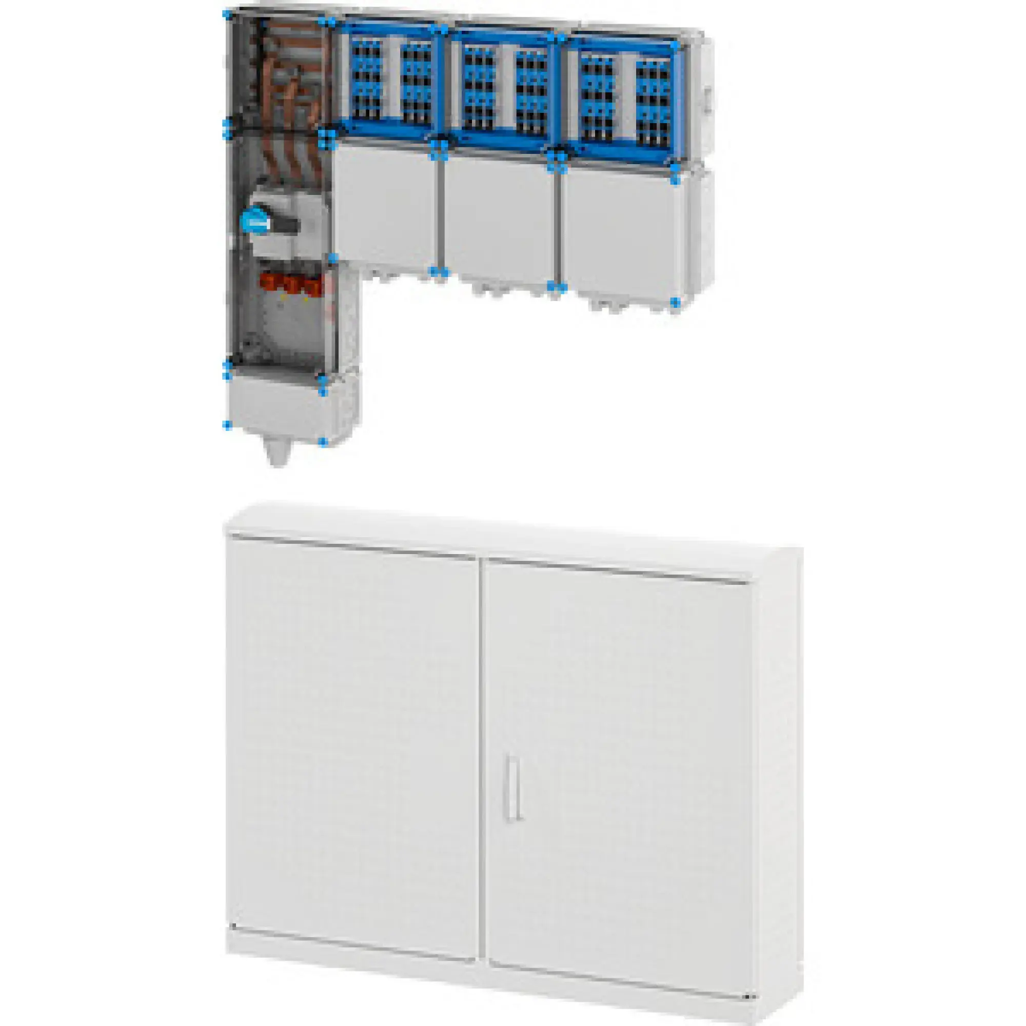 Hensel 65000130 Ladeverteiler für bis zu 18 Ladepunkte à 11kW Mi EV 11kW 18010 (img_001)