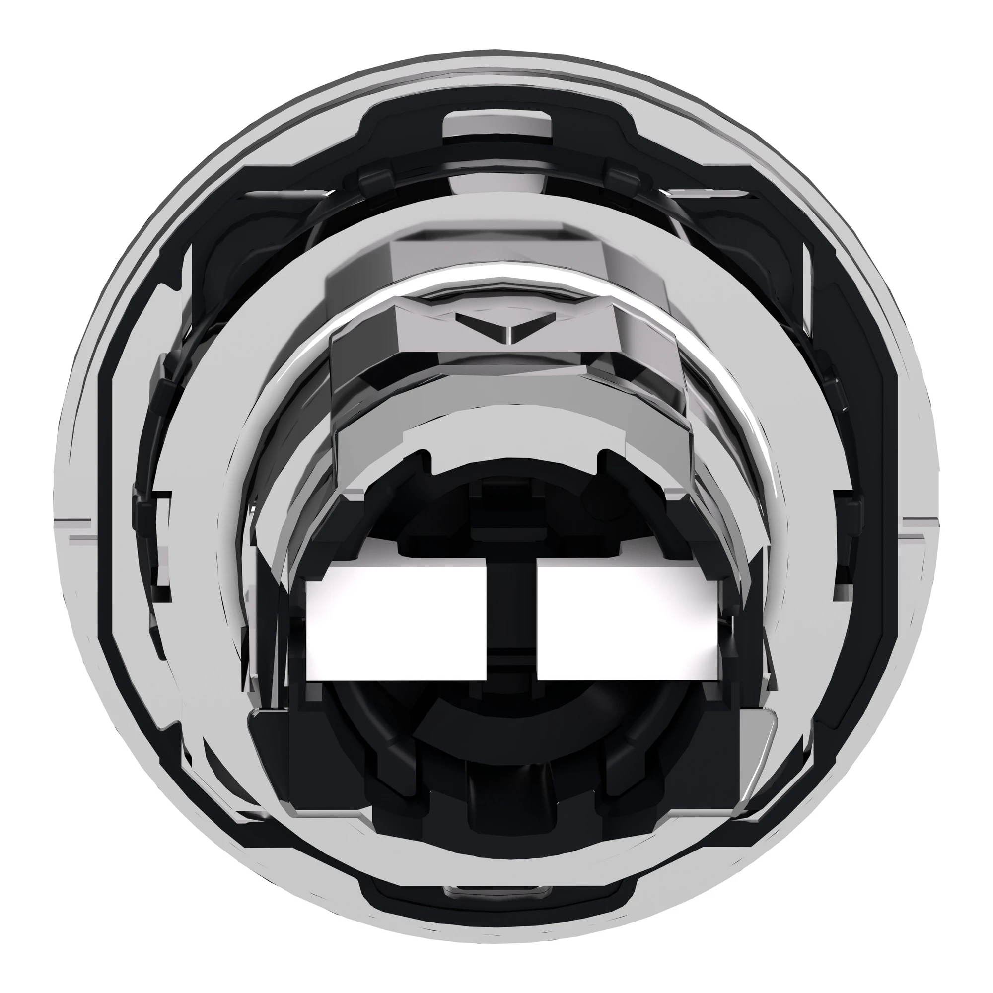 Schneider Electric ZB4FD2 Selector switch, front element, Harmony XB4F, metal, 30mm, black, 2 positions, latching (img_005)