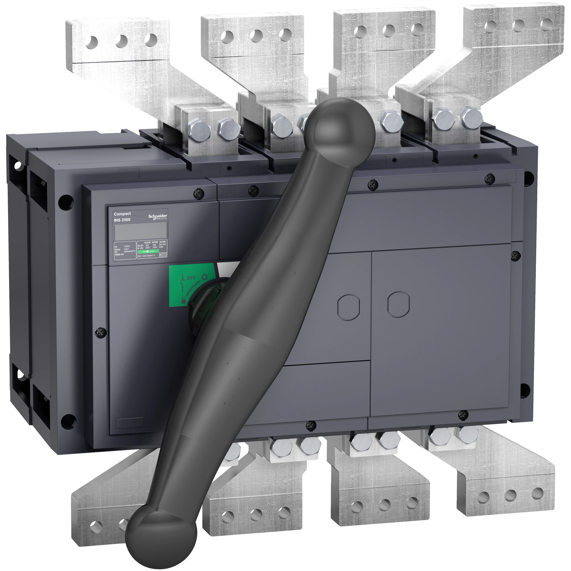 Schneider Electric 31341 Compartment Disconnect Switch ComPact INS2500 4P 2500A Fixed Mounting with black rotary drive (img_001) Schneider Electric 31341 Compartment Disconnect Switch ComPact INS2500 4P 2500A Fixed Mounting with black rotary drive (img_001)