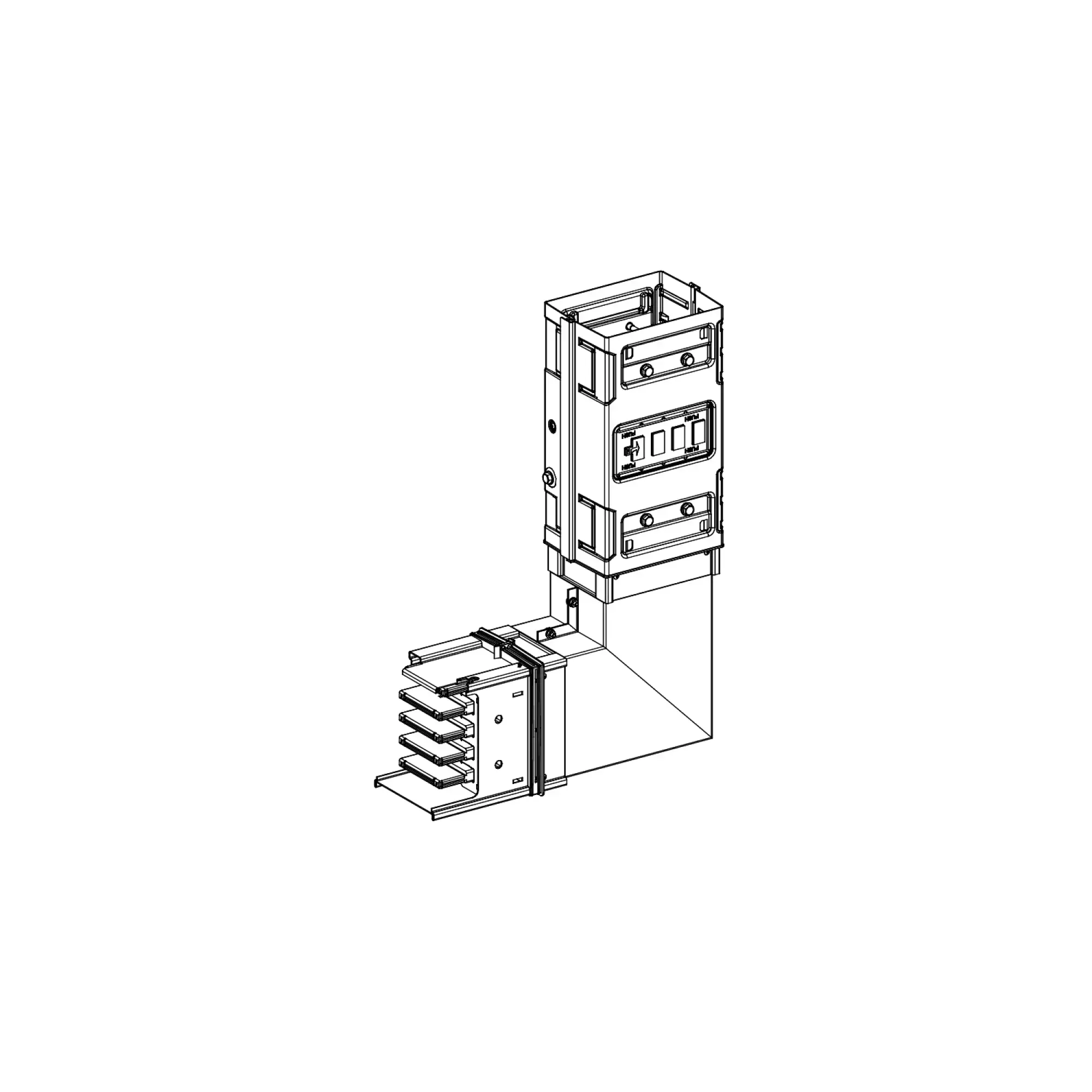 Schneider Electric KSC800DLE40 KSC Angle Element, 800A, Flat PE Inside, Standard Length (img_002)