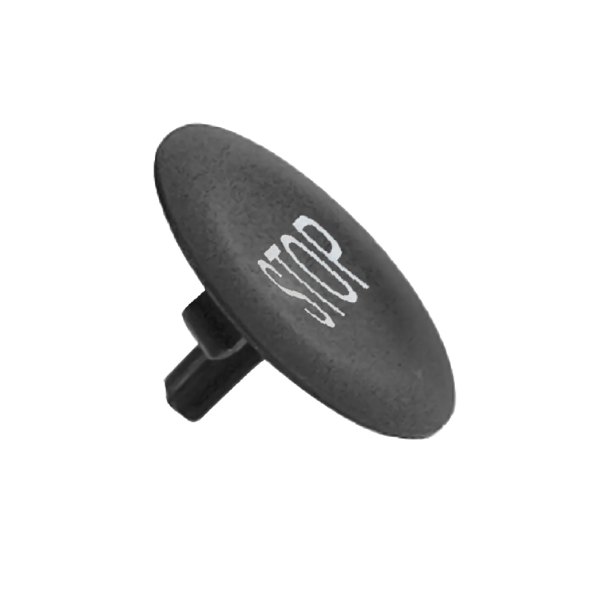 Schneider Electric ZBA234 Push-button, black, inscription STOP, white, for front element round, flat push (img_001)