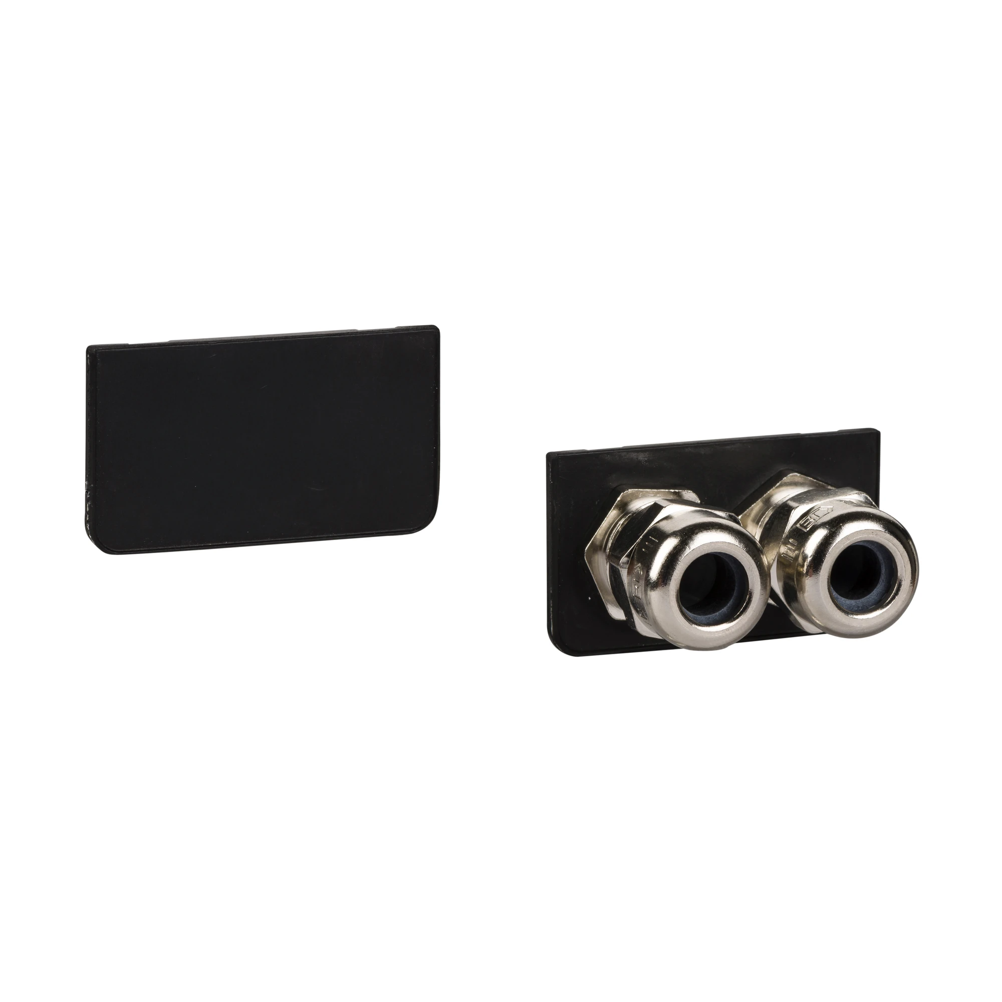 Schneider Electric VW3L10222 Cable entry IP54, 2x M16 for signals and power, Ø 5-9 mm, integrated drives Lexium ILx (img_001) Schneider Electric VW3L10222 Cable entry IP54, 2x M16 for signals and power, Ø 5-9 mm, integrated drives Lexium ILx (img_001)