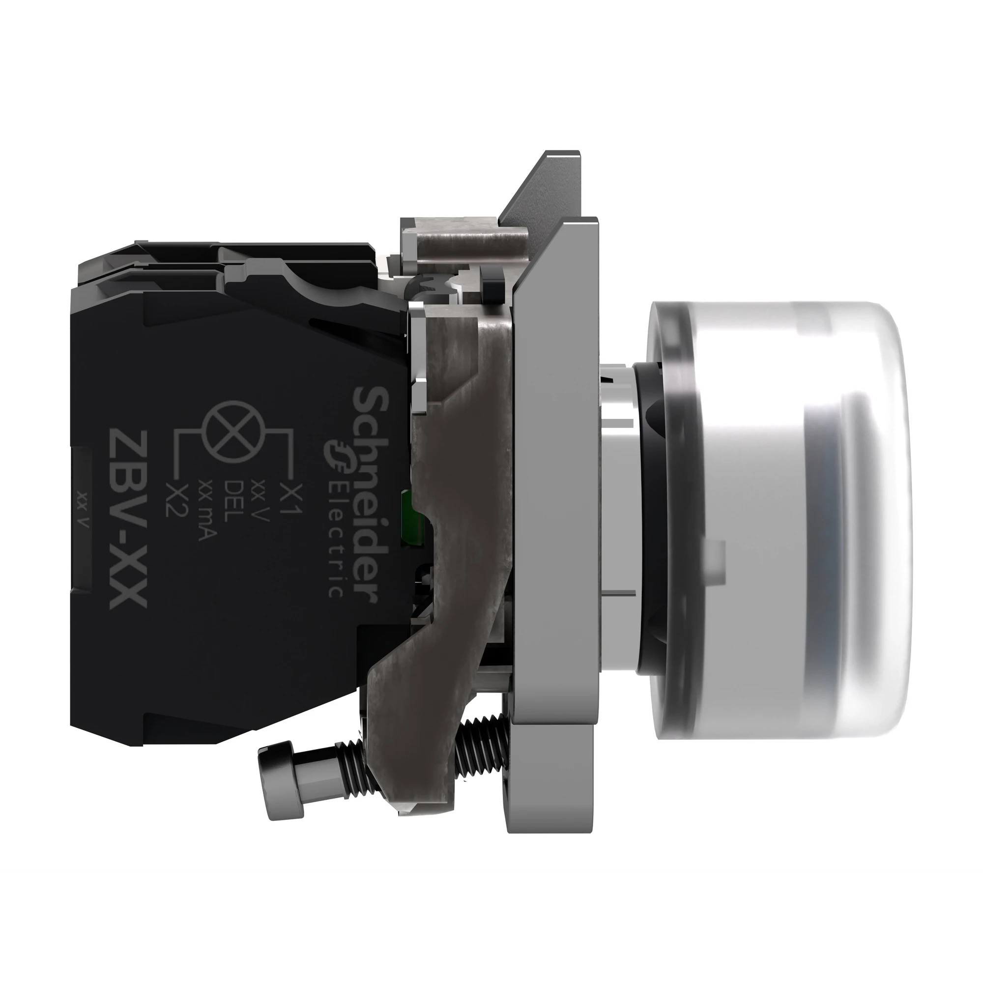 Schneider Electric XB4BP683B5EX Illuminated pushbutton, Harmony XB4, metal, 22mm, blue, unlabelled, momentary, with protective cover, 1S, 24-120V ACDC, ATEX (img_003) Schneider Electric XB4BP683B5EX Illuminated pushbutton, Harmony XB4, metal, 22mm, blue, unlabelled, momentary, with protective cover, 1S, 24-120V ACDC, ATEX (img_003)