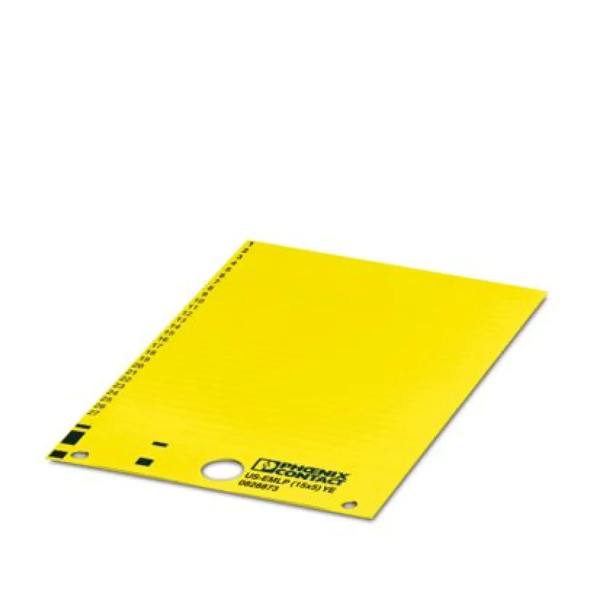 Phoenix Contact 0830077 Plastic label US-EMLP (15X5) YE CUS (img_001)