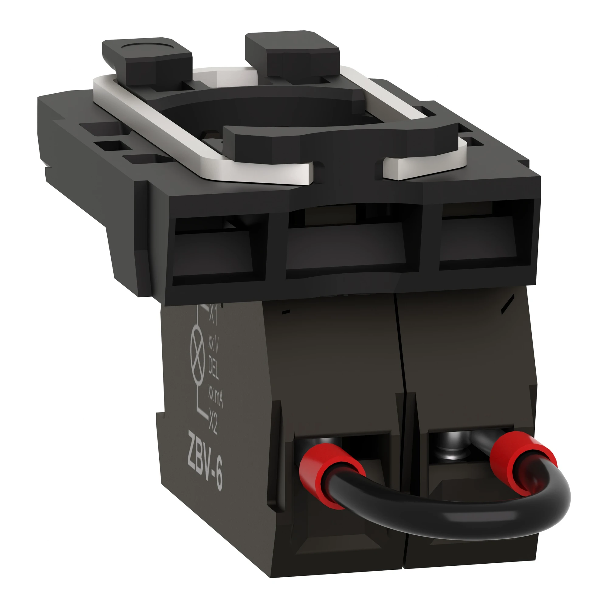 Schneider Electric ZB5AV156 Lamp socket with mounting flange, Harmony XB5, plastic, white, incandescent lamp BA9s, screw terminal, 250V (img_004) Schneider Electric ZB5AV156 Lamp socket with mounting flange, Harmony XB5, plastic, white, incandescent lamp BA9s, screw terminal, 250V (img_004)