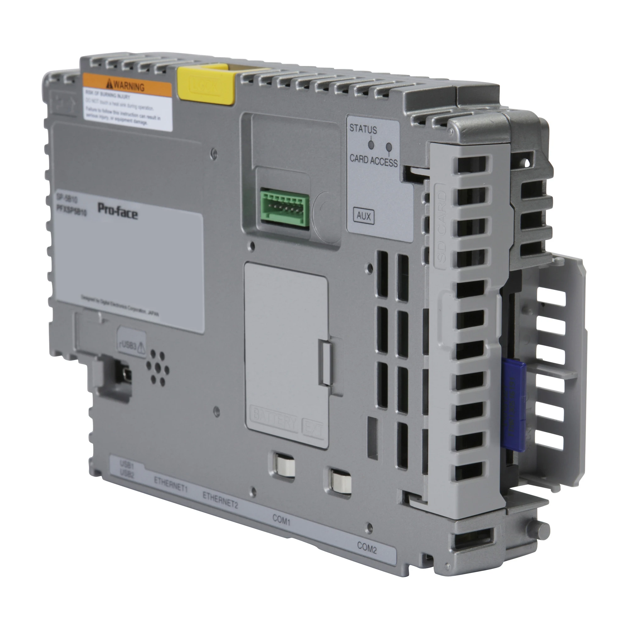 Schneider Electric PFXSP5B10 Pro-face SP5000 Power Box, 2 x Ethernet, 2 x serielle COM, USB, 2 x SD-Kartenslot, Lautsprecher- und Ton-Ausgang, Erweiterungsmodul (img_001) Schneider Electric PFXSP5B10 Pro-face SP5000 Power Box, 2 x Ethernet, 2 x serielle COM, USB, 2 x SD-Kartenslot, Lautsprecher- und Ton-Ausgang, Erweiterungsmodul (img_001)
