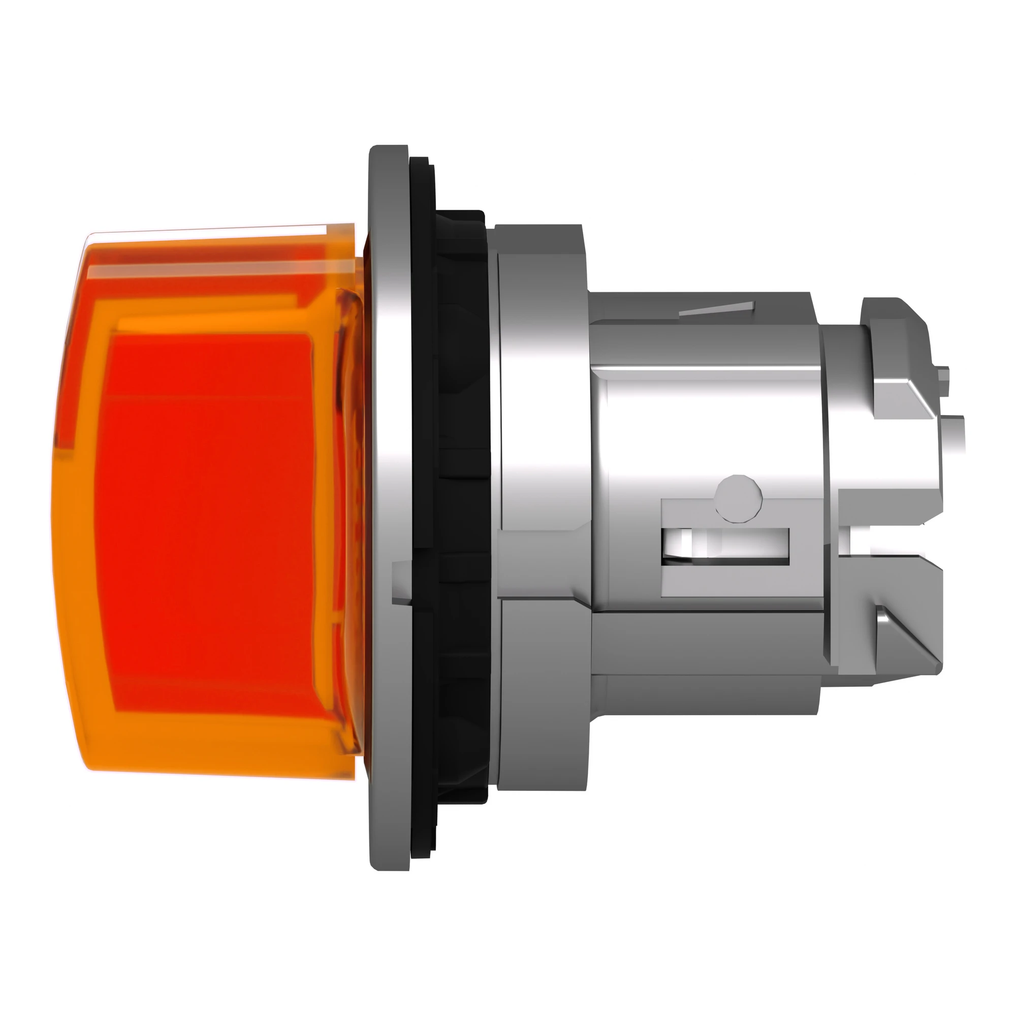 Schneider Electric ZB4FK1353 Illuminated Selector Switch, Front Element, Harmony XB4F, Metal, 30mm, Orange, for Universal LED, 3 Positions, Latching (img_004)