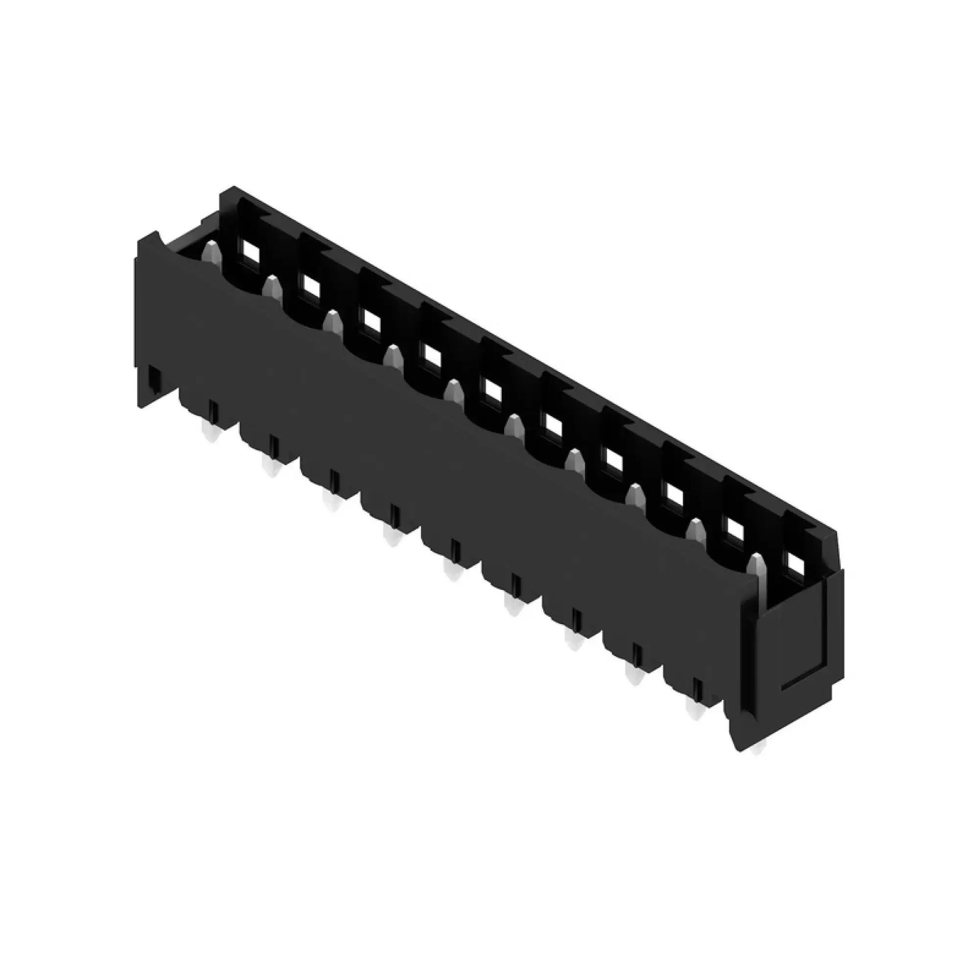 Weidmüller 1149670000 PCB connector (board connection), 320 V, 24 A, Pitch in mm: 5.08, Number of poles: 10, THT solder connection, Box (img_001)
