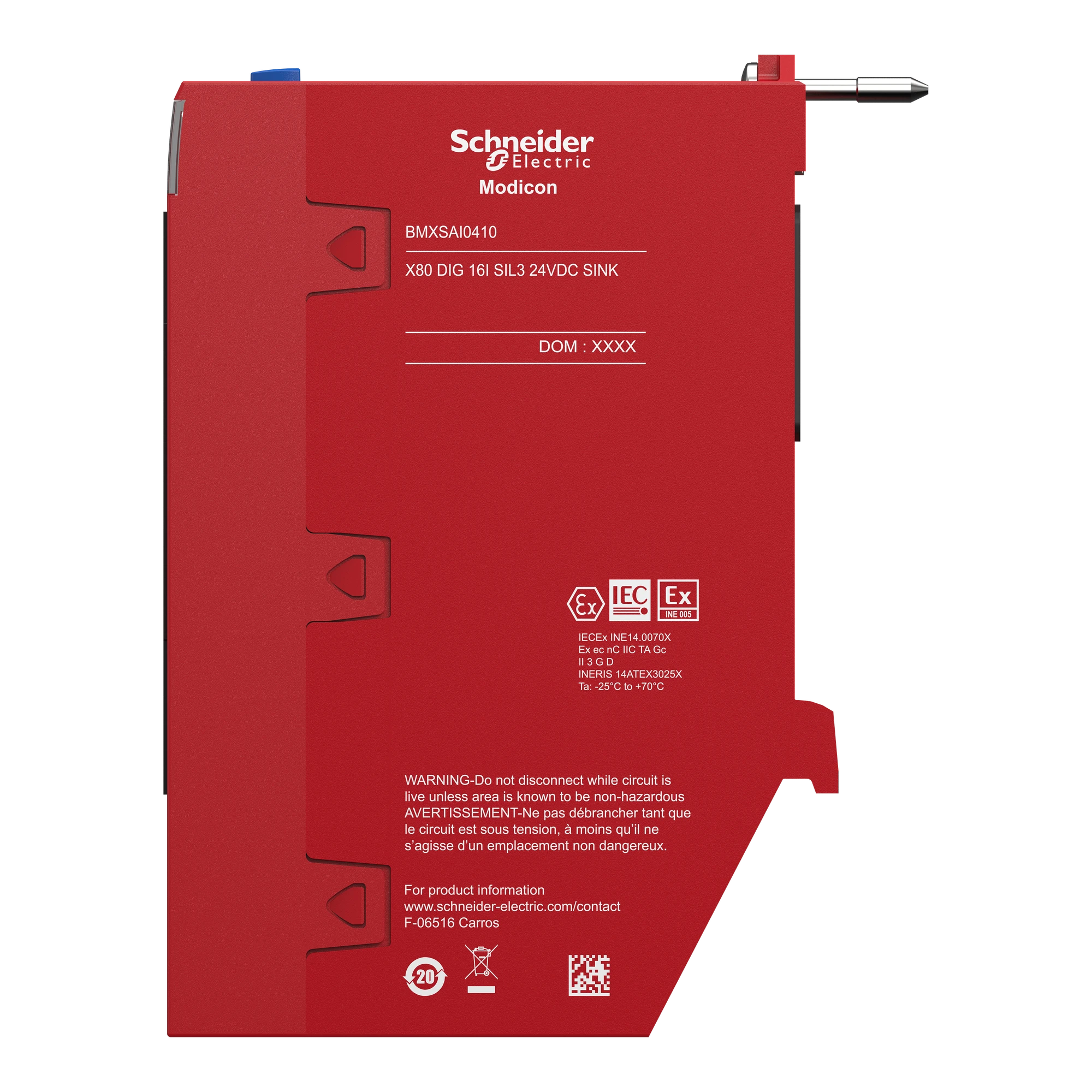 Schneider Electric BMXSAI0410 Modicon M580S Safety Module, analog, 4 inputs, 4-20mA, isolated (img_006) Schneider Electric BMXSAI0410 Modicon M580S Safety Module, analog, 4 inputs, 4-20mA, isolated (img_006)