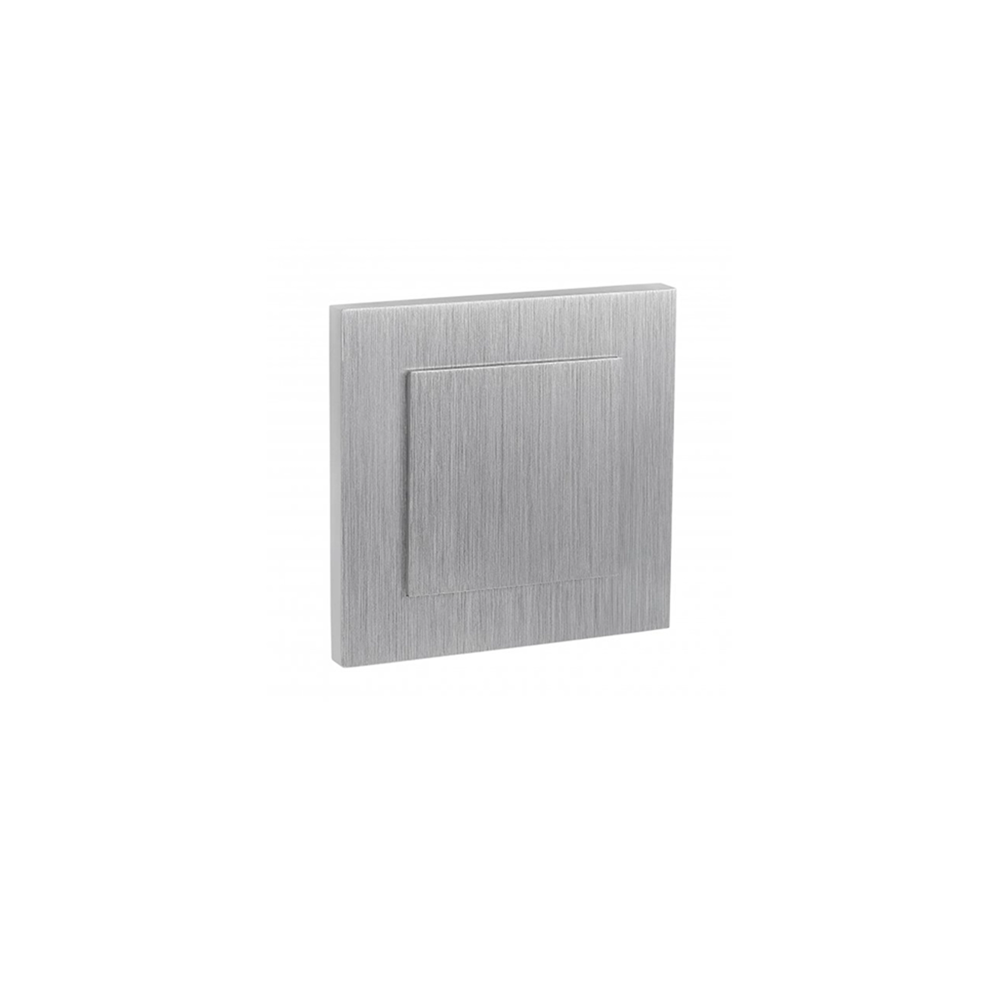 WSU Lights Square attachment Alu open for Recessed nightlight - 80x80x9mm