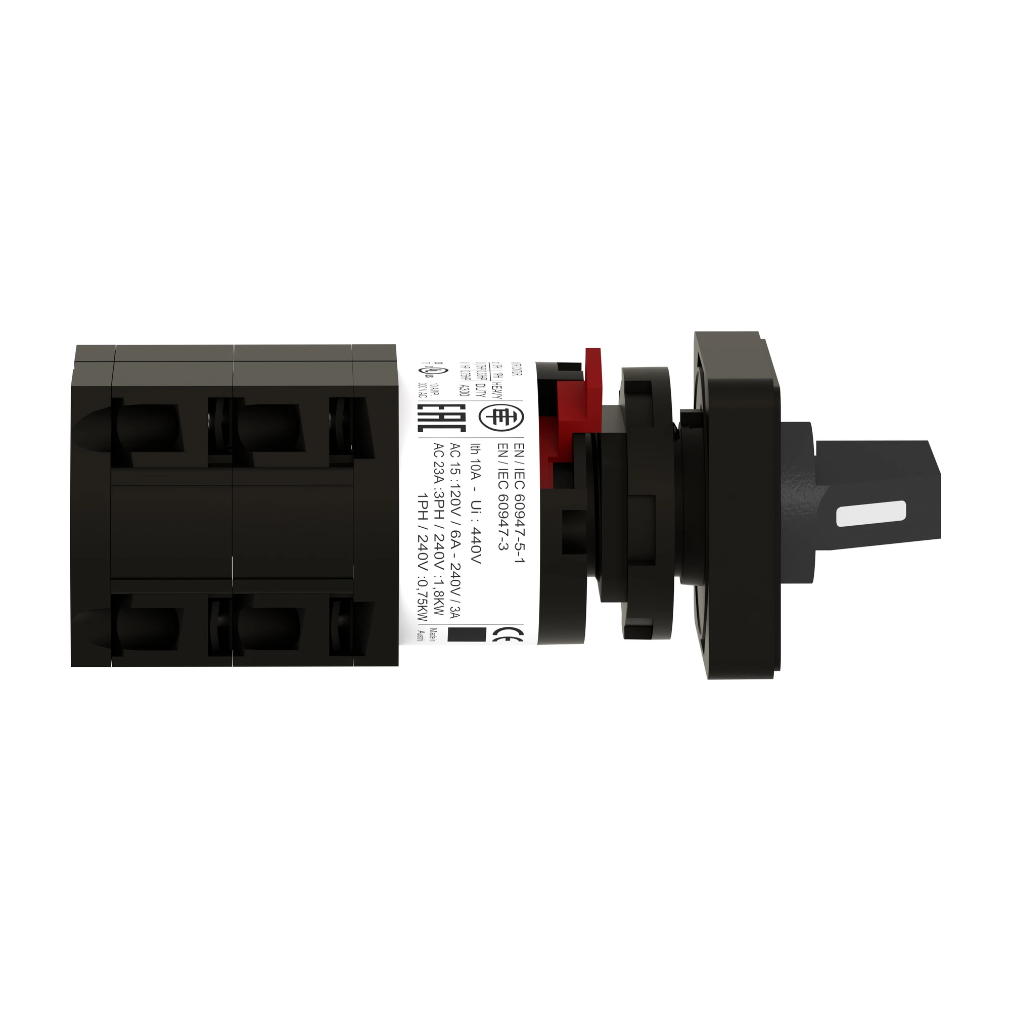 Schneider Electric K10D004NCH Rotary switch, 1p, 60°, 10A, for Ø 16 or 22mm devices (img_002) Schneider Electric K10D004NCH Rotary switch, 1p, 60°, 10A, for Ø 16 or 22mm devices (img_002)