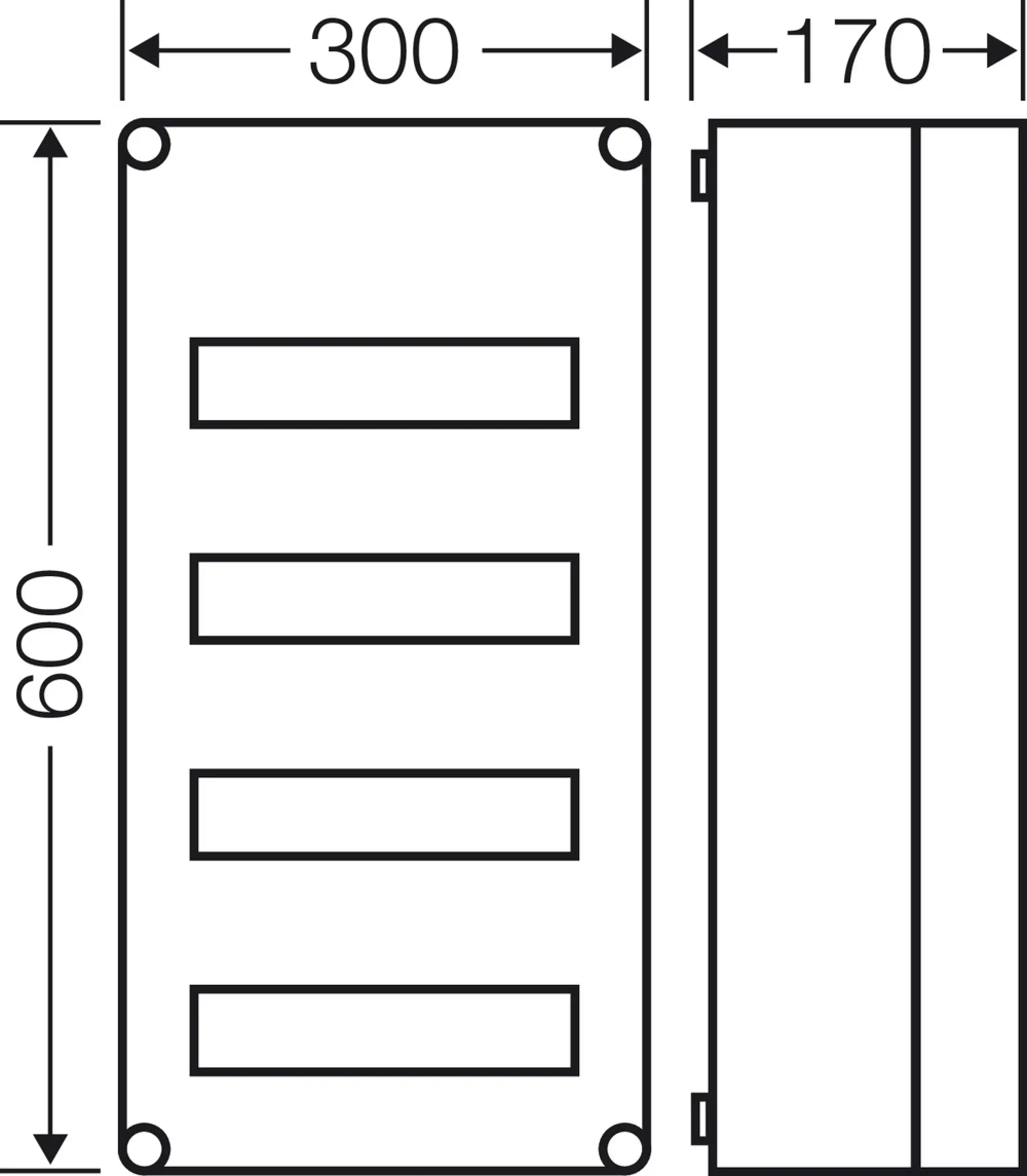 Hensel 20001546 Mi-Automatengehäuse, 48 Teilungseinheiten Mi 1441 (img_003)