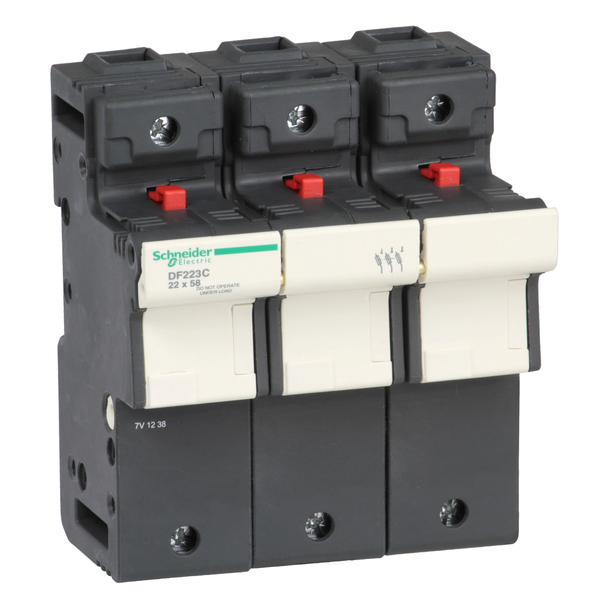 Schneider Electric DF223C Fuse Holder TeSys 3p 125A, Fuse Size 22x58mm (img_001) Schneider Electric DF223C Fuse Holder TeSys 3p 125A, Fuse Size 22x58mm (img_001)